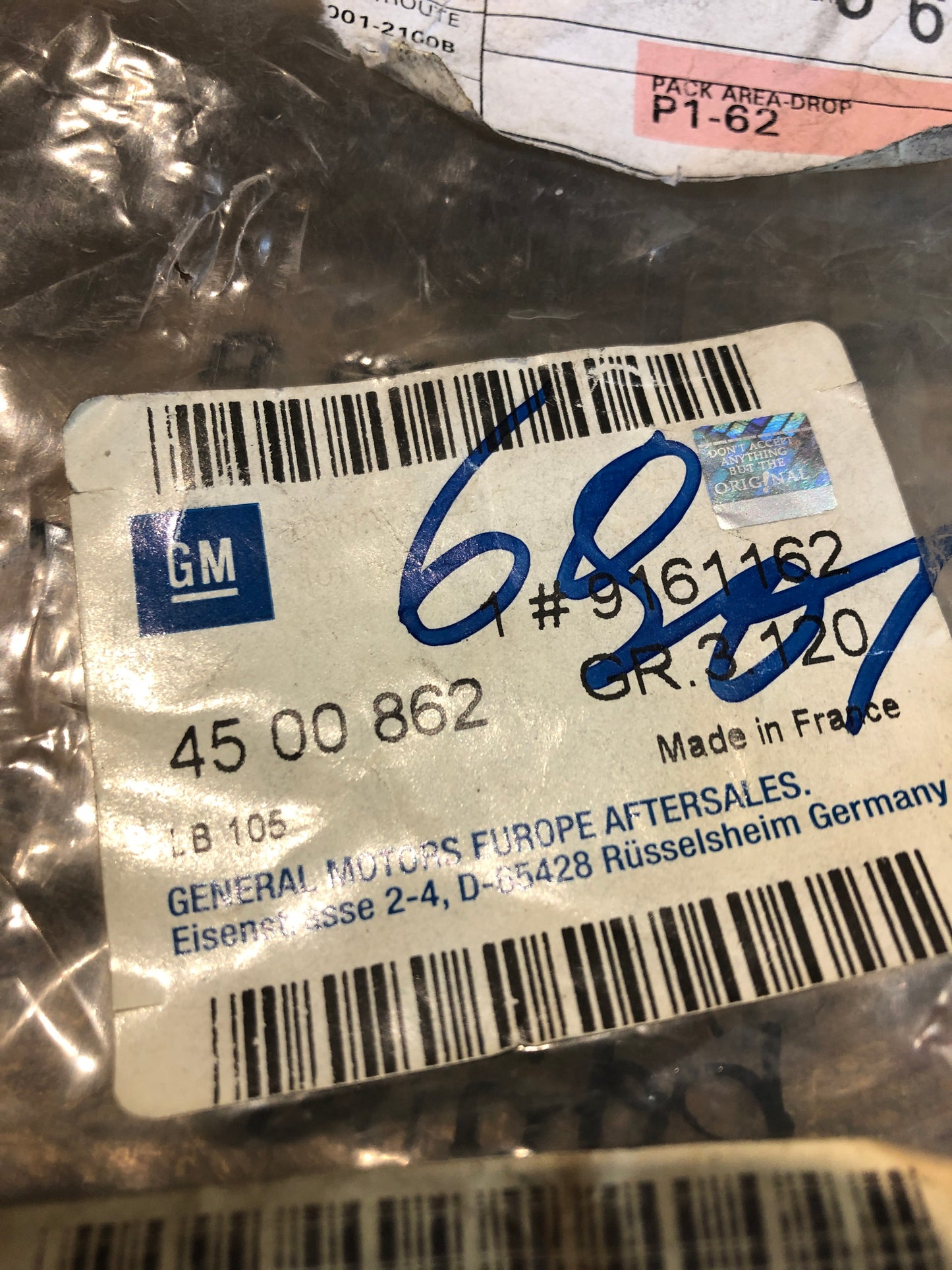 Original Opel Movano A Entlüftungsschlauch Neu