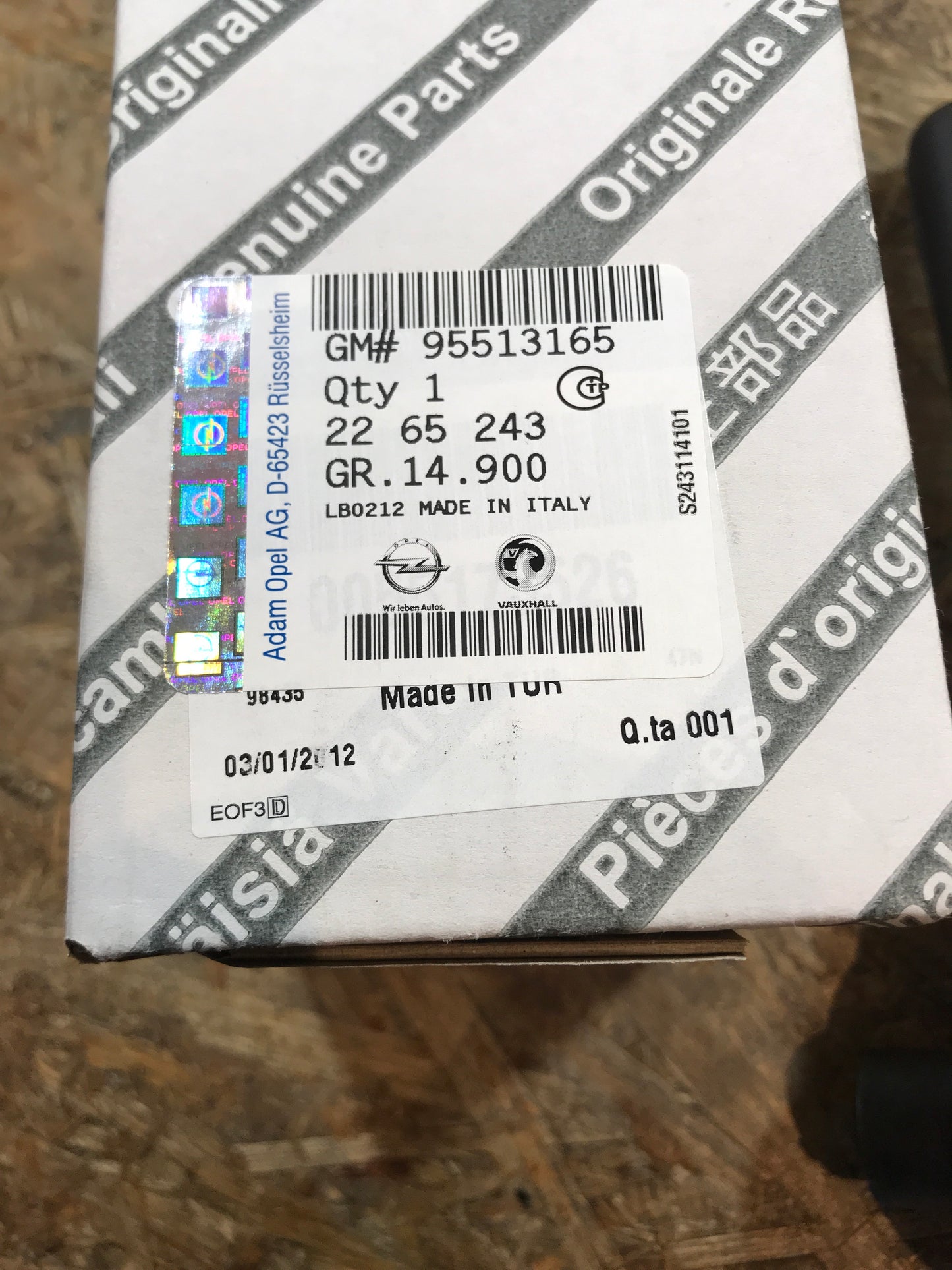 Original Opel Combo D Armlehne rechts NEU