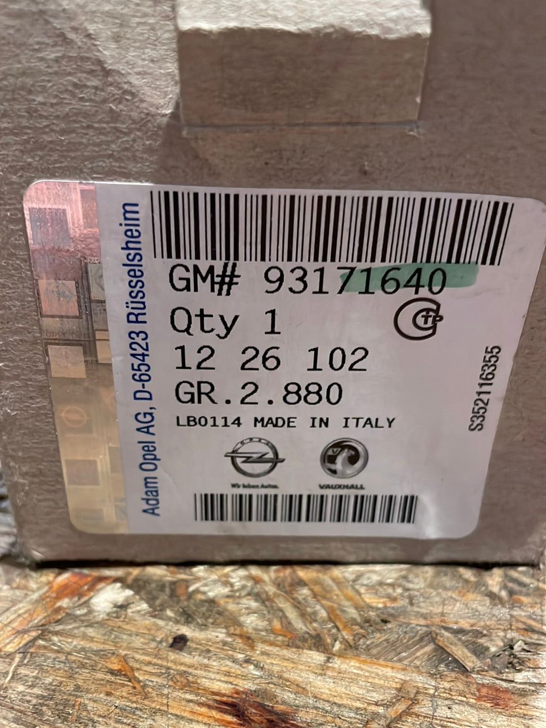 Original GM Opel Vectra B Blinkleuchte Neu