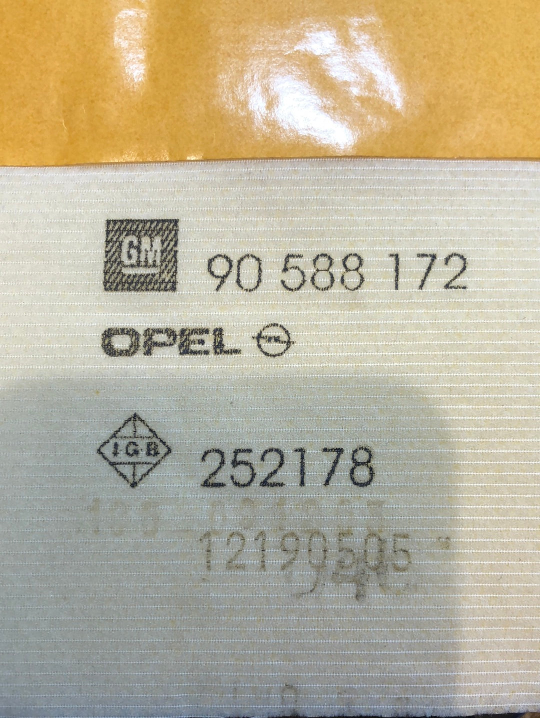 Original GM Opel Astra G Zafira A Heizelement Sitzheizung Neu