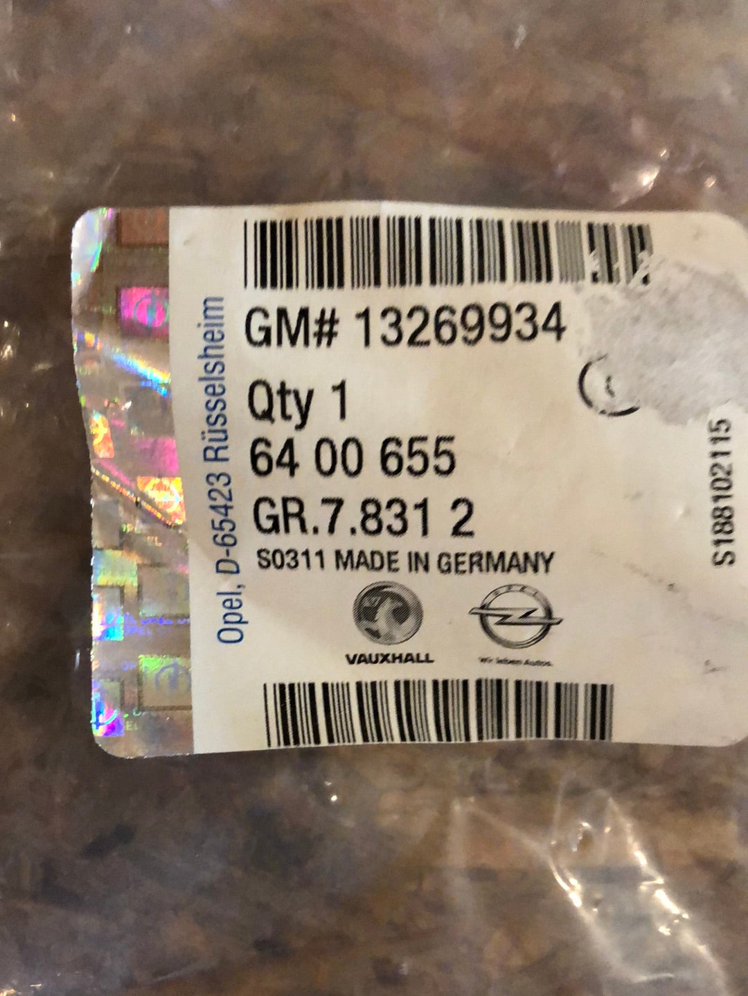 Original GM Opel Insignia A Blende Stoßstange vorne rechts Neu