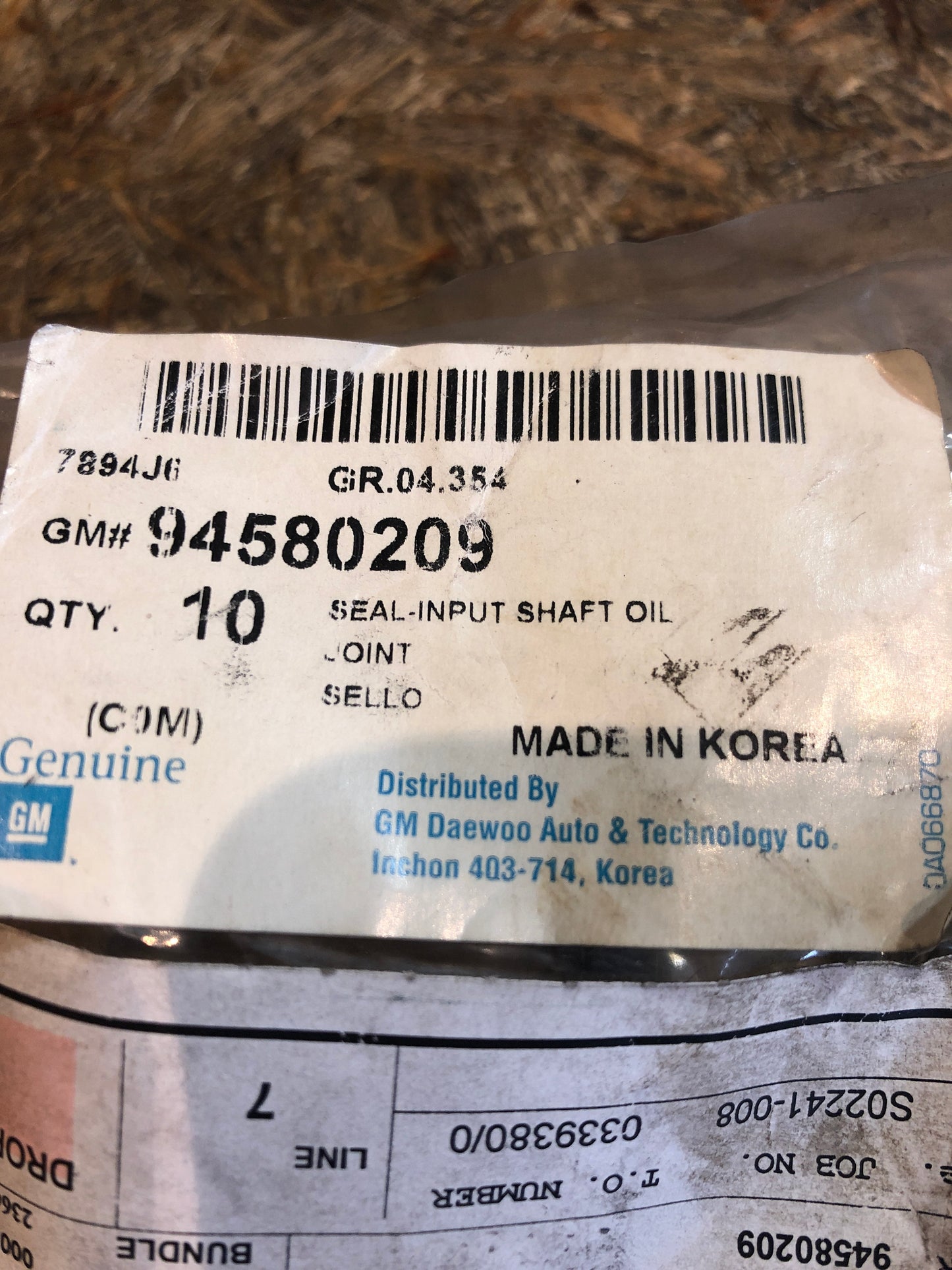 Original Senator B Omega A Caravan Wellendichtring