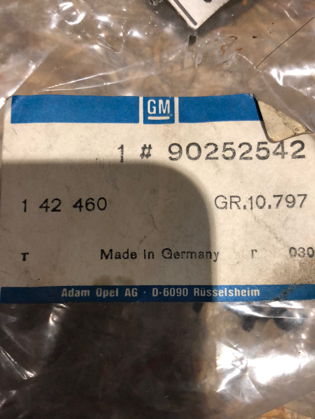 Original GM Opel Senator B Fensterkurbel Neu