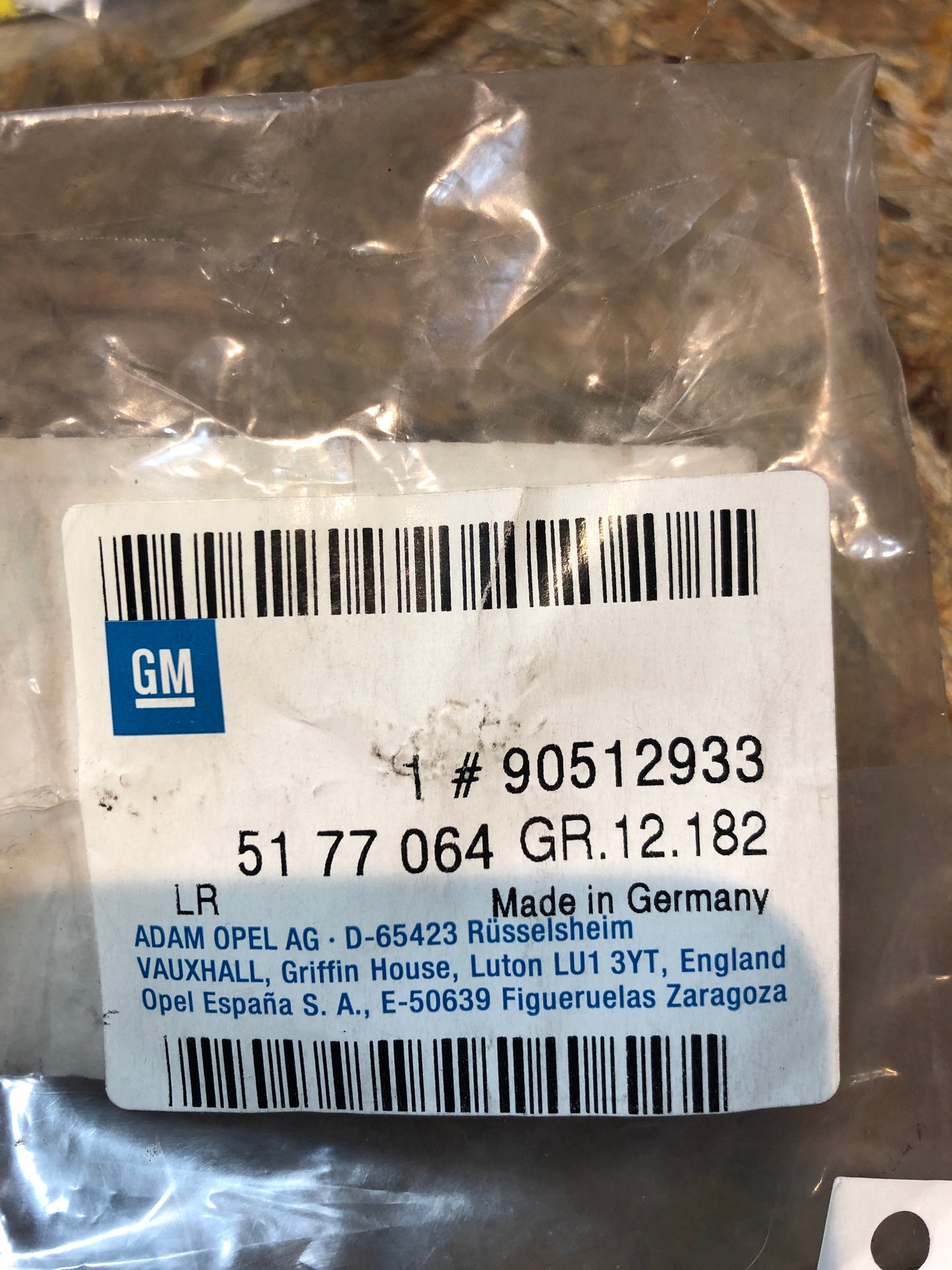 Original GM Opel Vectra B Emblem Heckklappe Neu