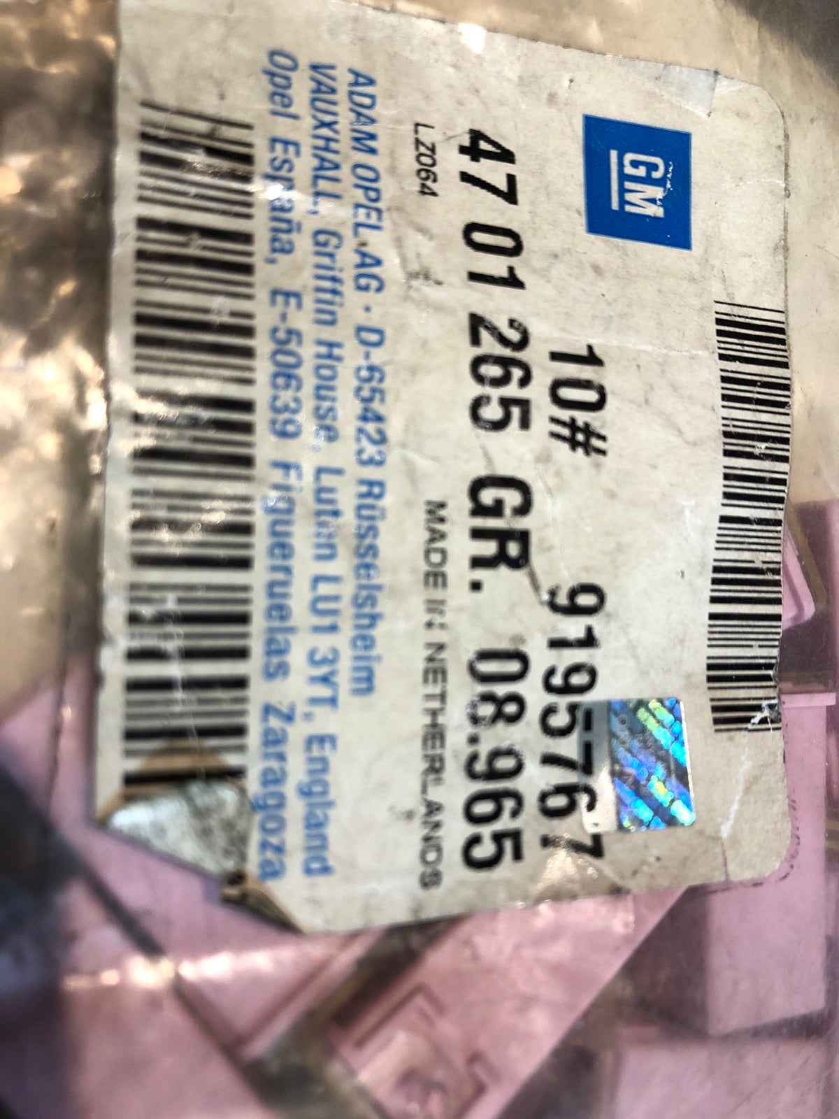 Original Opel Agila A Sicherung Neu