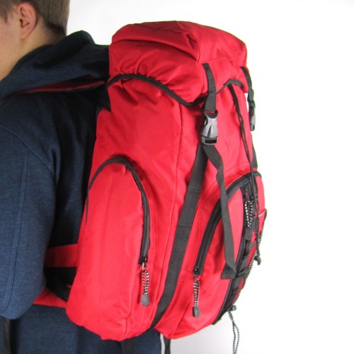 Trekking-Rucksack, Outdoor Rucksack, rot,60x37x25cm 40 Liter