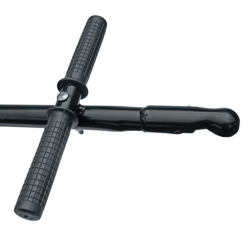 Fahrradanhänger, Transportanhänger 158 x 69 x 93 cm schwarz, mit Kunststoffwanne 90 liter, Handgriffe und Kupplung