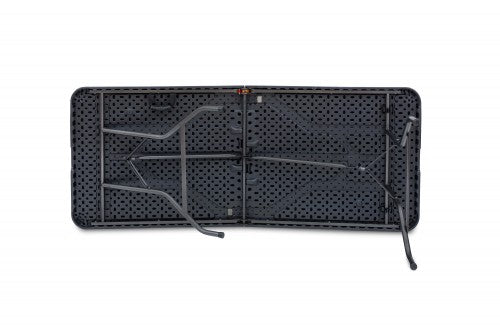 Klapptisch, Falttisch, Gartentisch, Campingtisch,Partytisch,Buffettisch, faltbarer Tisch, Koffertisch 180 x 75 x 74 cm, Rattan-Optik mit Tragegriff