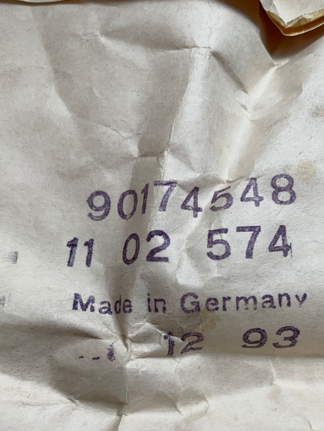 Original GM Opel Ascona C Schutzzierleiste vorne links Neu