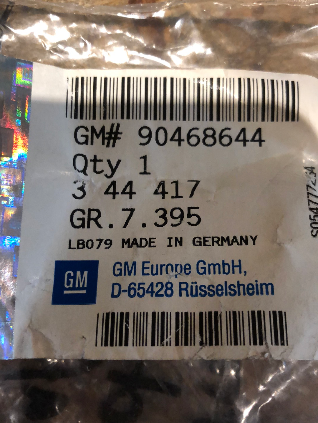 Original GM Opel Astra G Vectra B Zafira A Anschlagpuffer Federung Neu