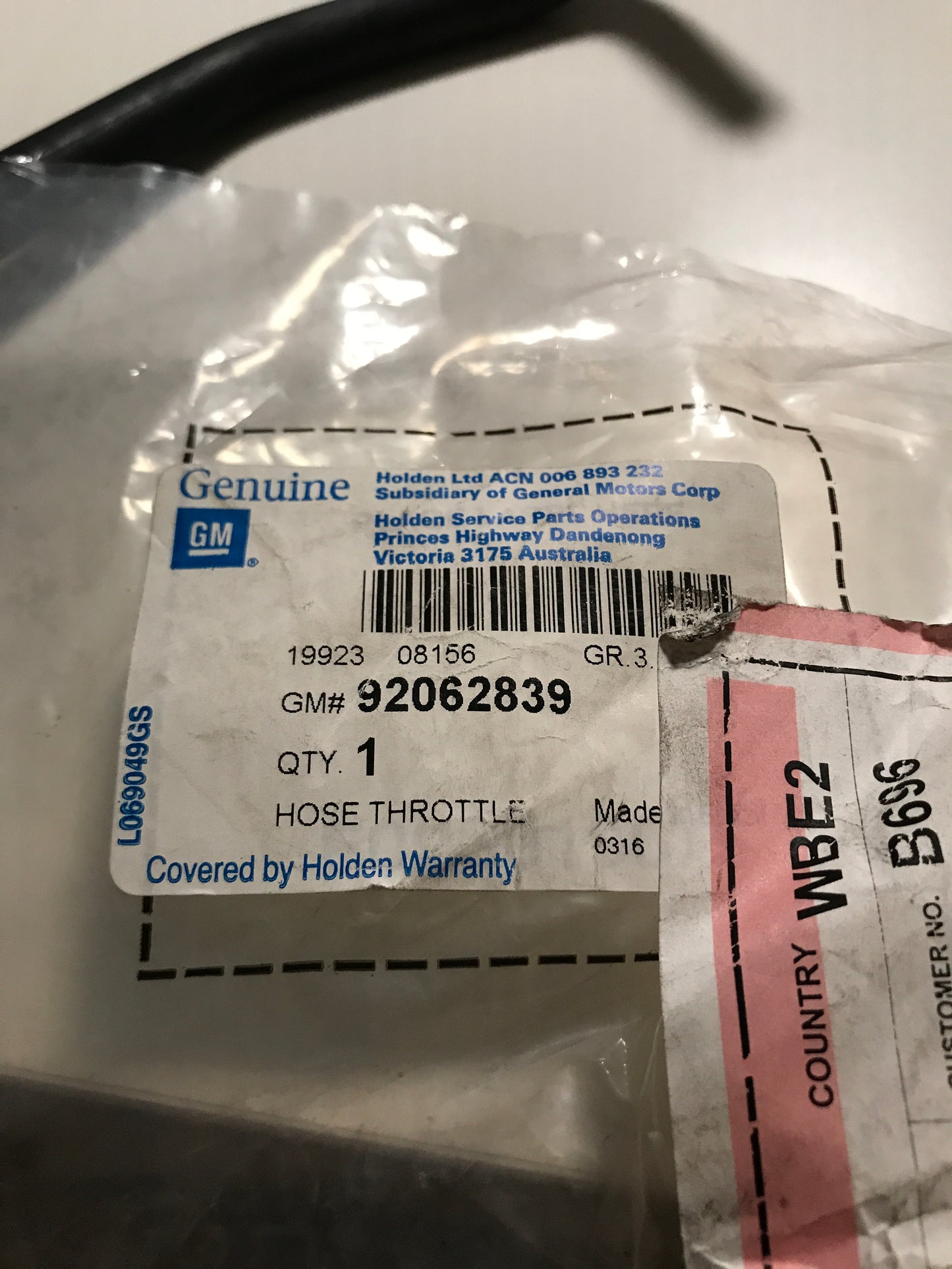 Original Chevrolet Daewoo kugelgehäuse Rohr