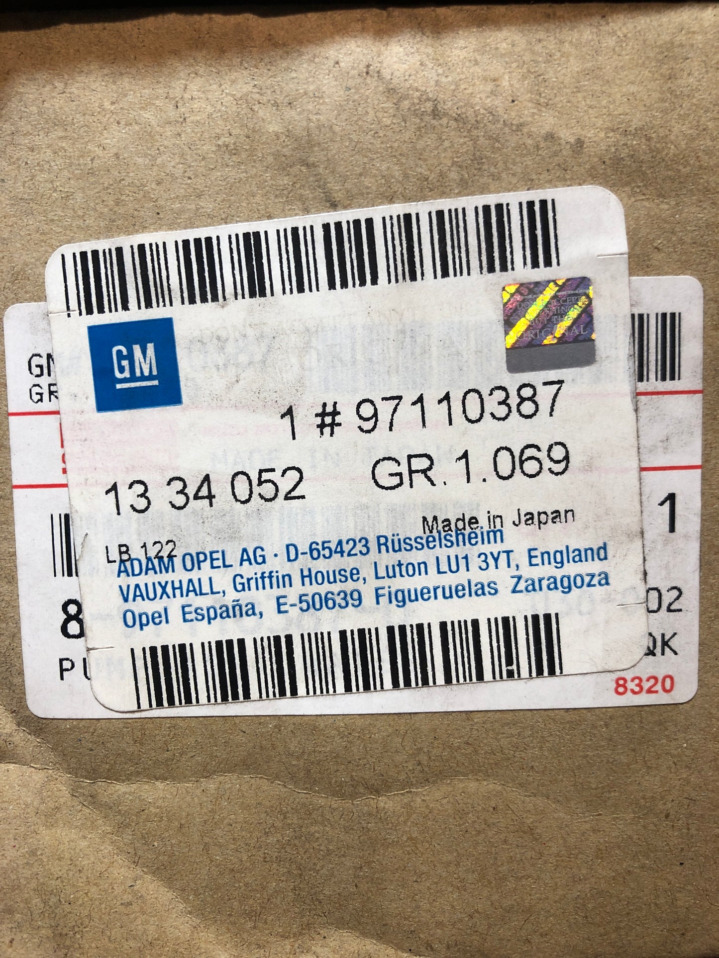 Original Astra F Vectra A Corsa B Wasserpumpe