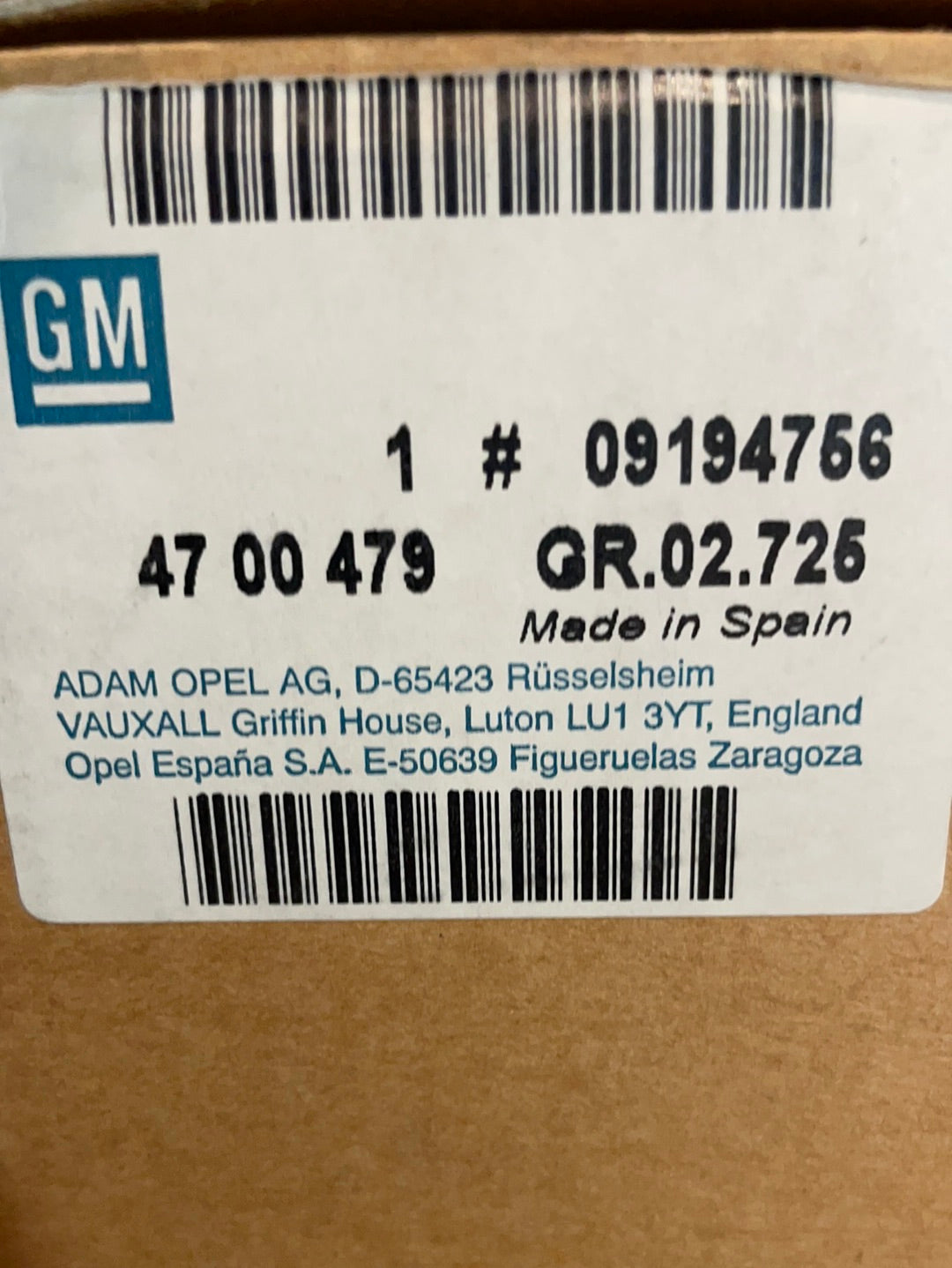 Original GM Opel Agila A Suzuki Wagon R+ Scheinwerfer H4 links Neu