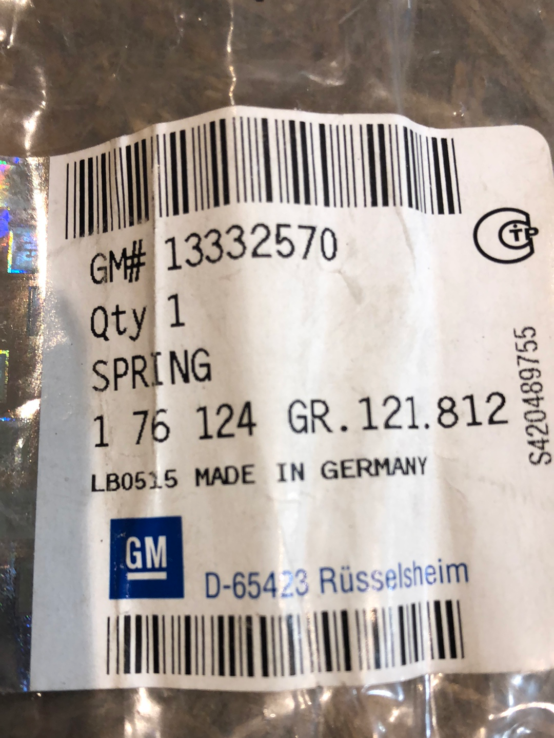 Original Opel Insignia Heckklappendämpfer Neu