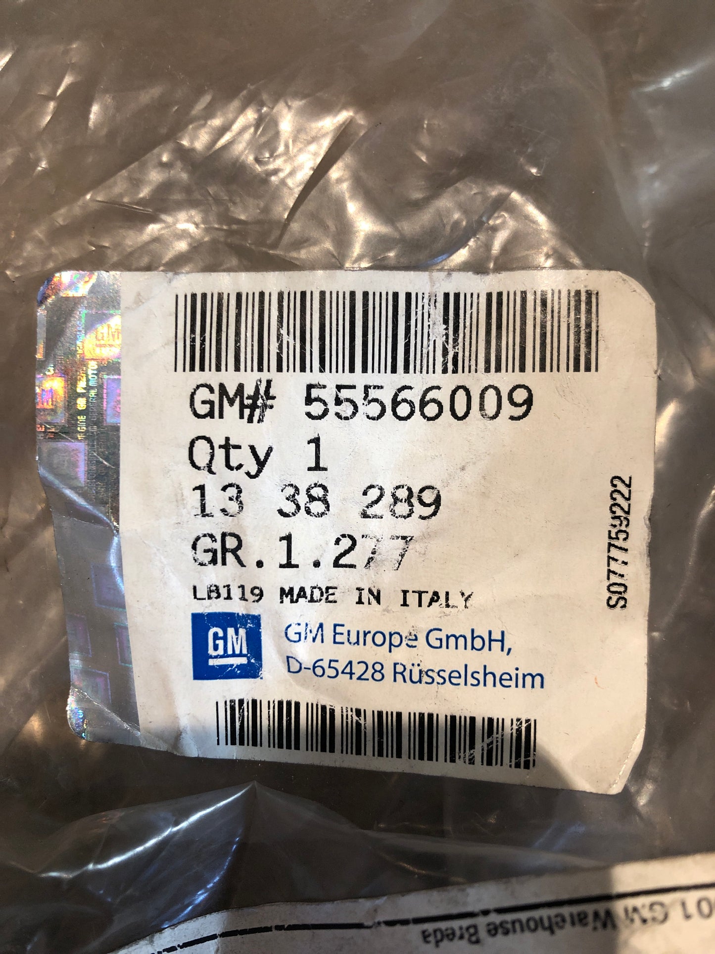 Original GM Opel Astra H Vectra C Signum Zafira B 1,9 CDTI Wasserrohr Neu