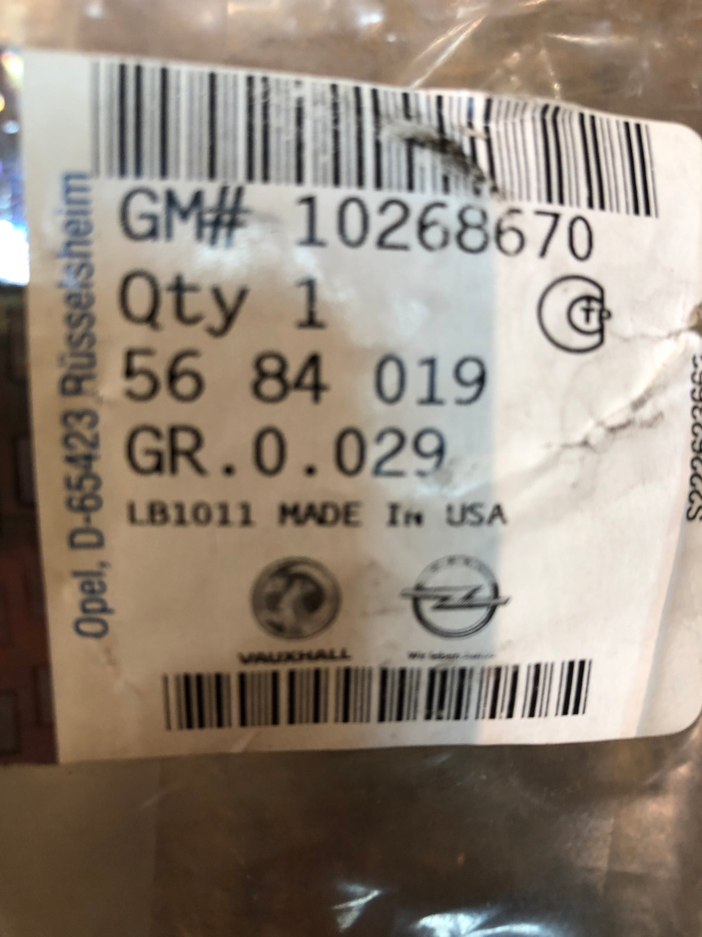 Original GM Opel Sintra Motor Halterung Vorne Neu