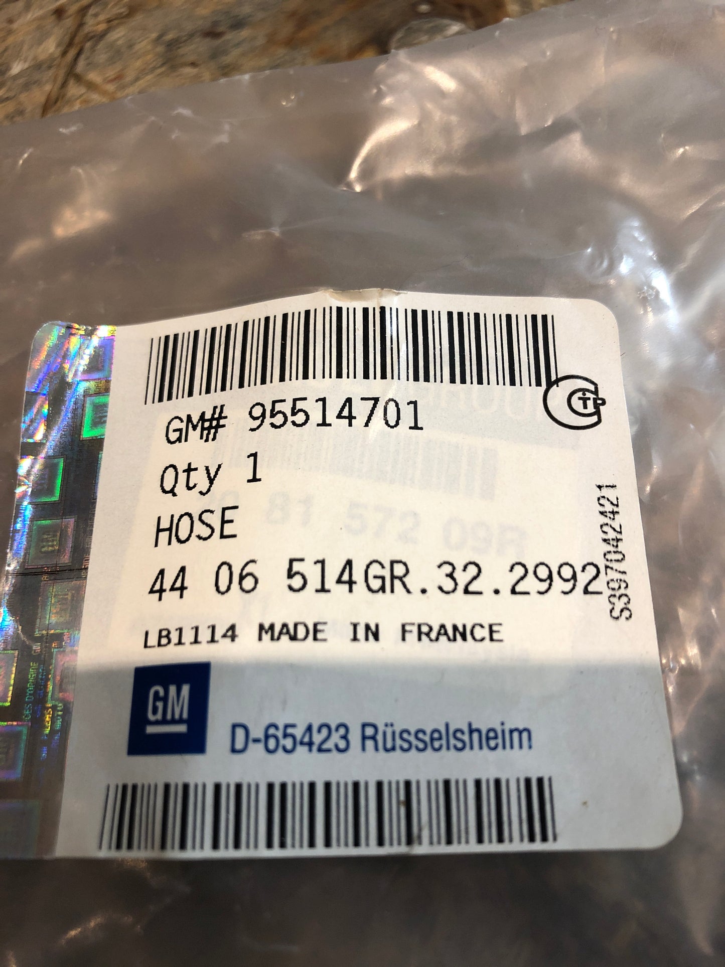 Original Movano B Vivaro A Sensor Abgasdruck mit Anschlussteil Neu