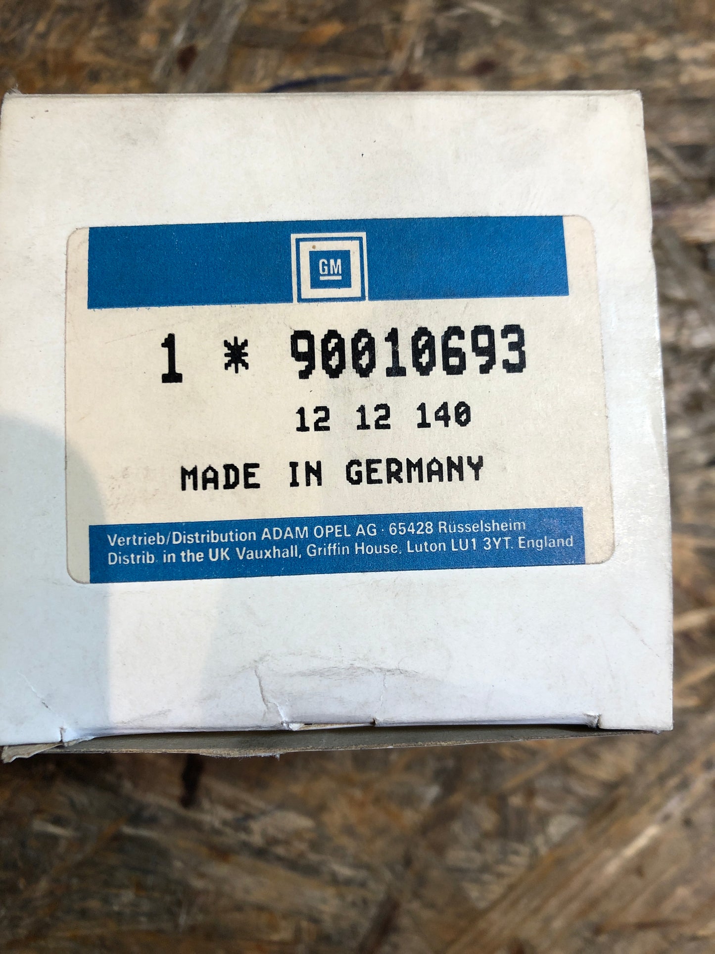 Original GM Opel Corsa A Zündverteilerkappe Neu