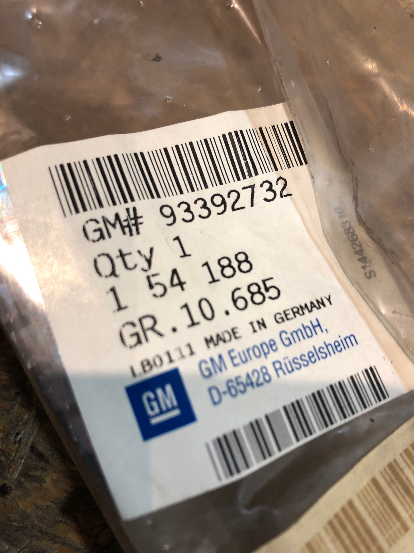 Original Opel Meriva A Zierleiste Fenster hinten rechts Neu