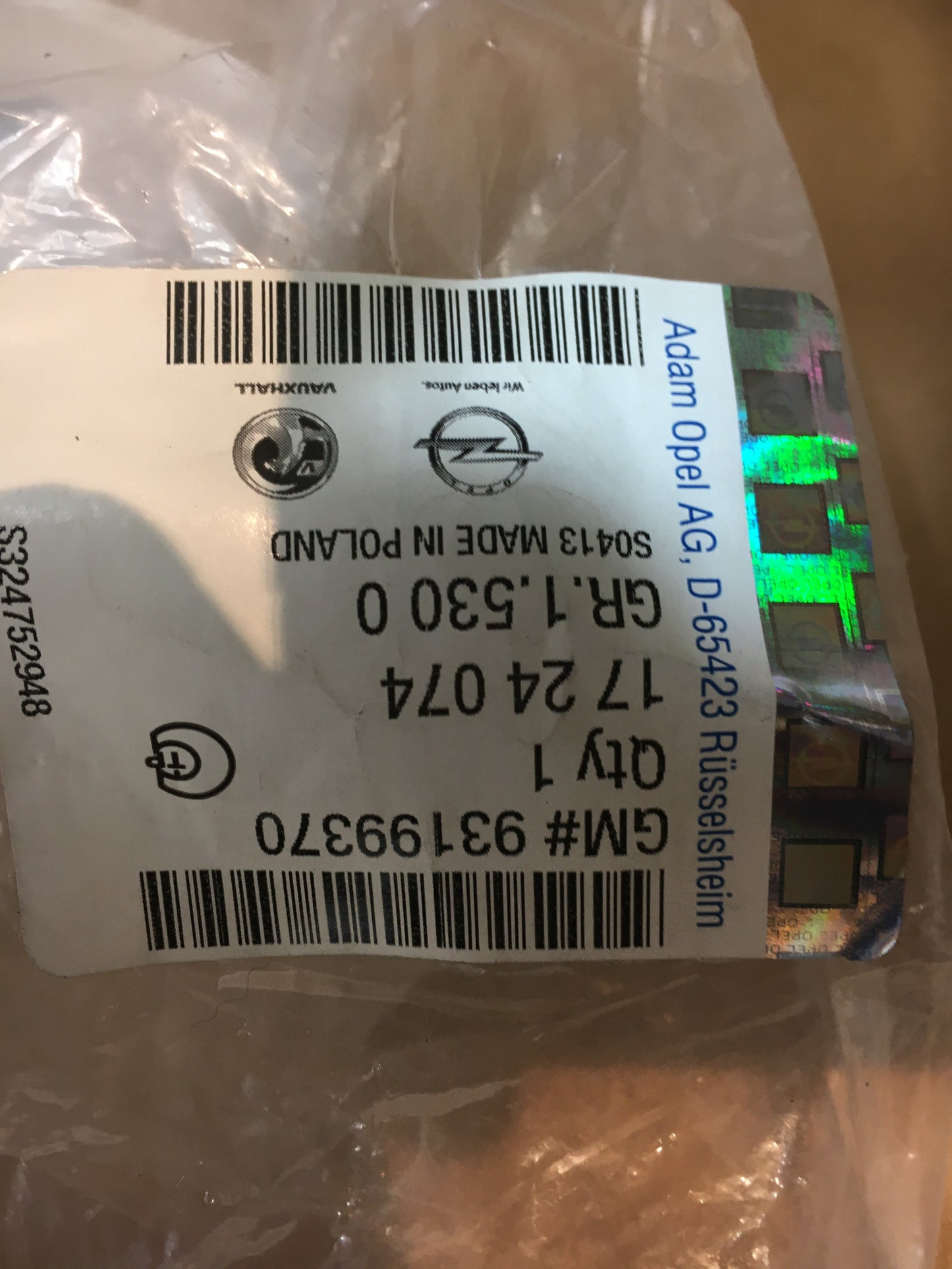 Original Vivaro A Teppich Satz 2-Teilig NEU