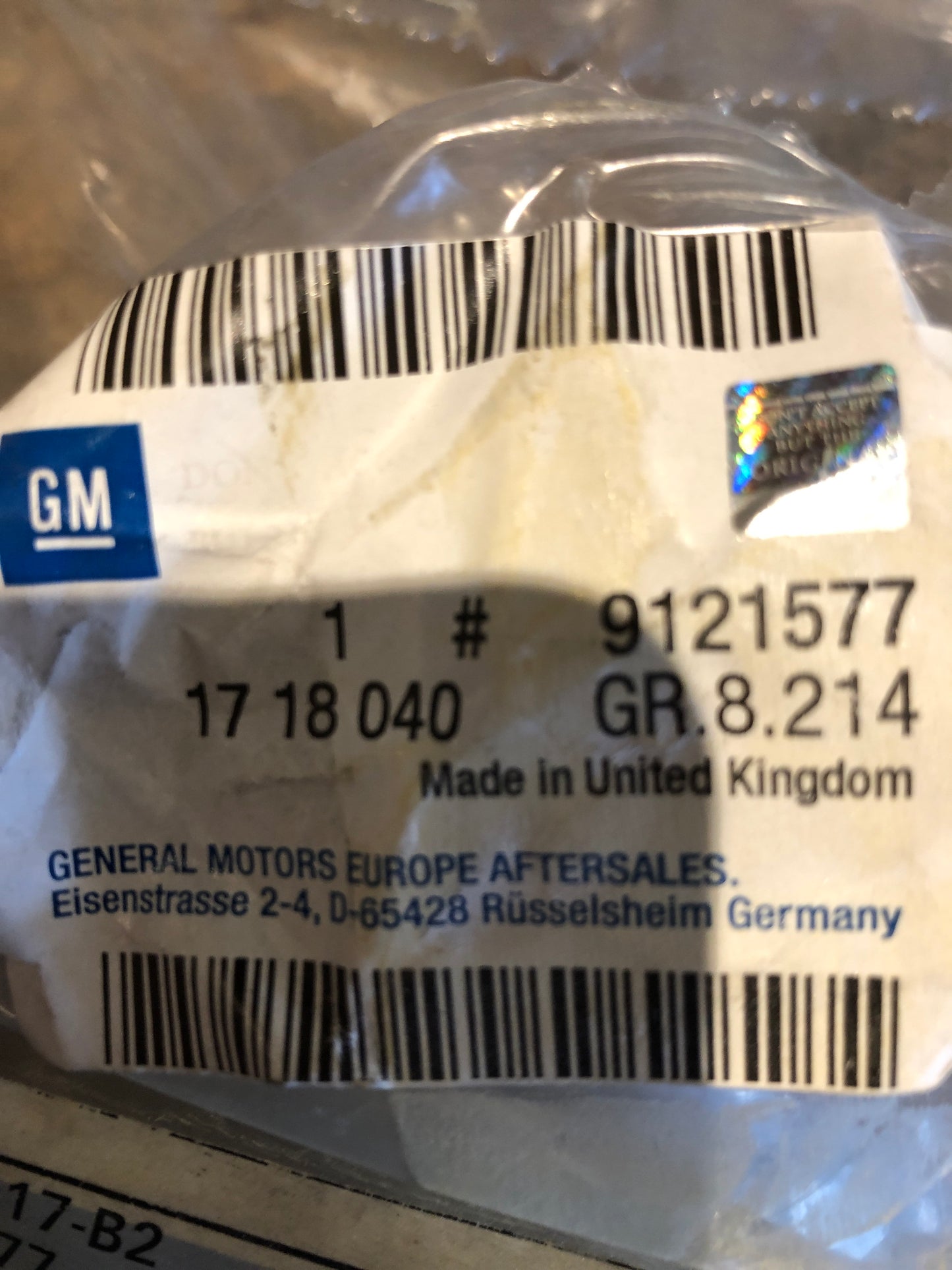 Original GM Opel Astra G Schmutzfänger Neu