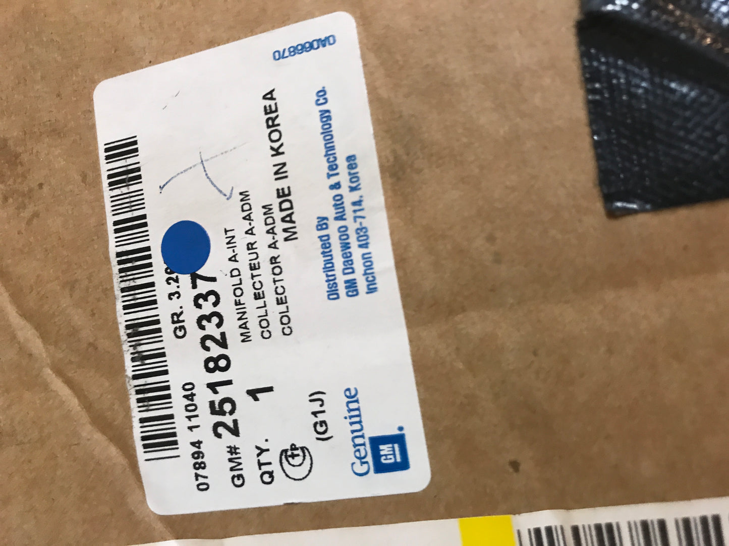 Original Chevrolet Lacetti Ansaugkrümmer NEU