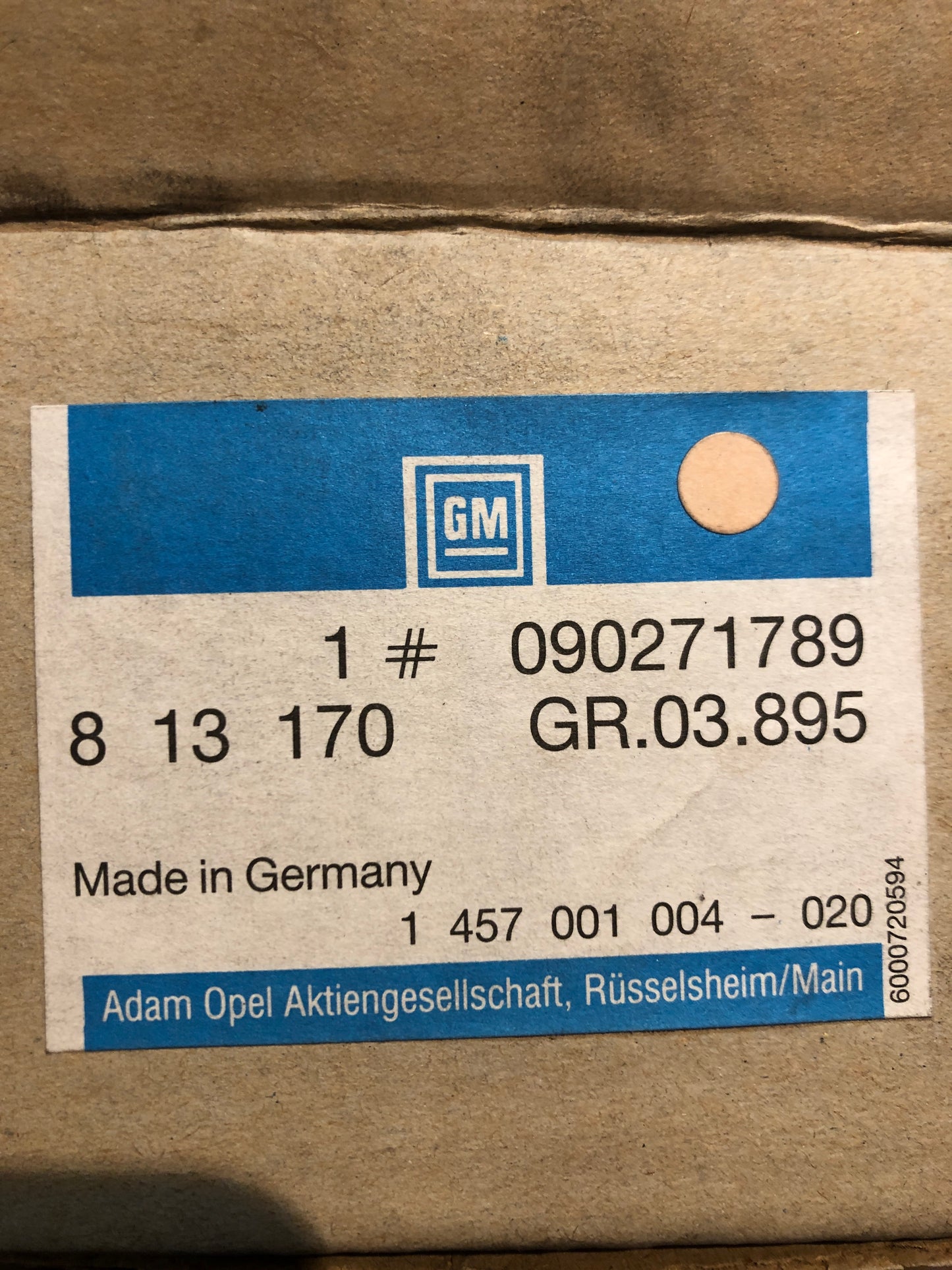 Original GM Opel Ascona C Dieselheizer Neu