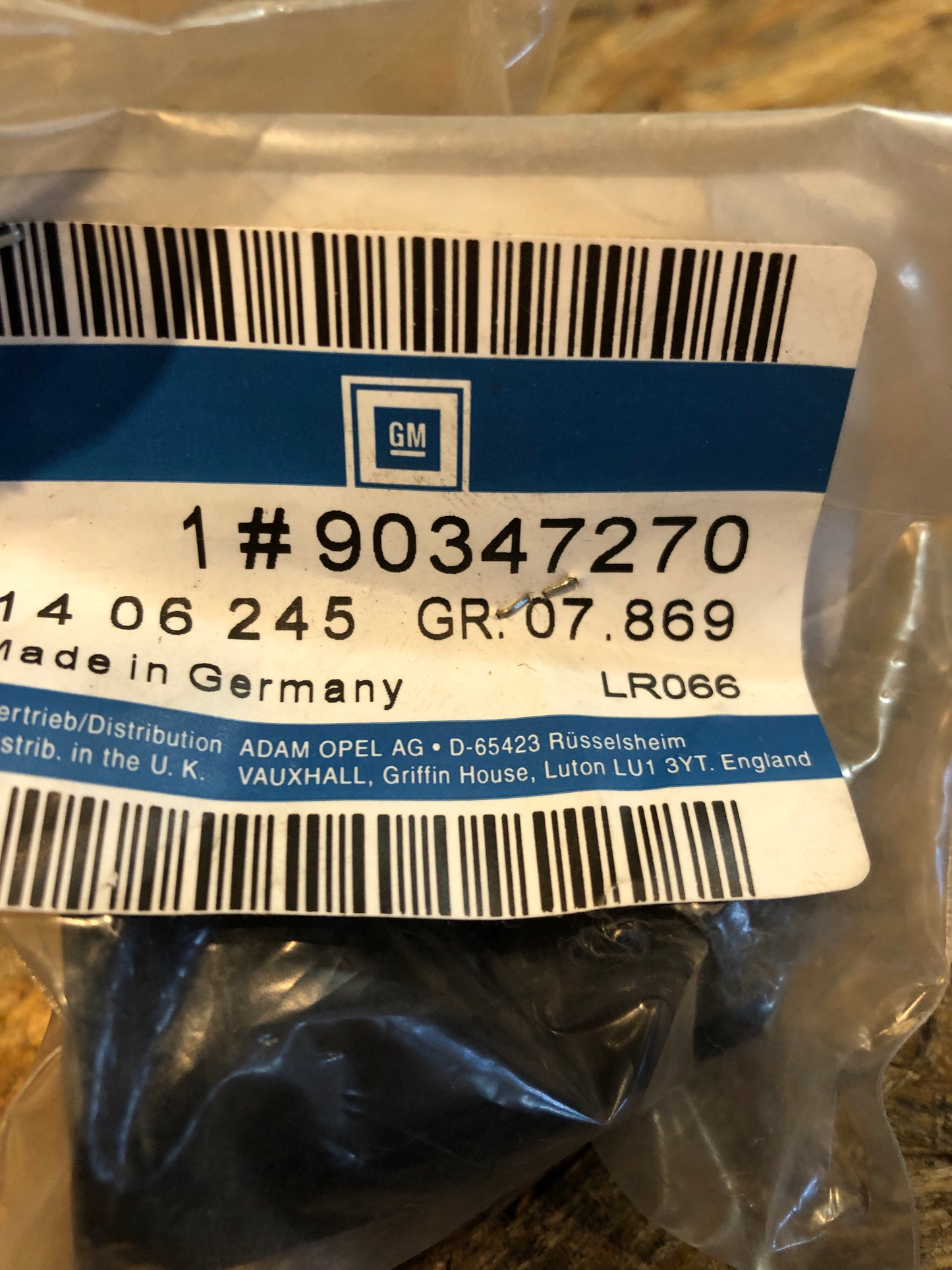 Original GM Opel Vectra A Halter Stoßfänger Hinten Rechts Neu