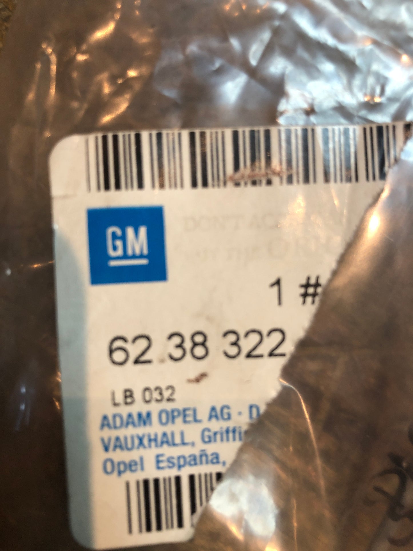 Original GM Omega B 2.0 Warnkontakt Bremsbelag Neu