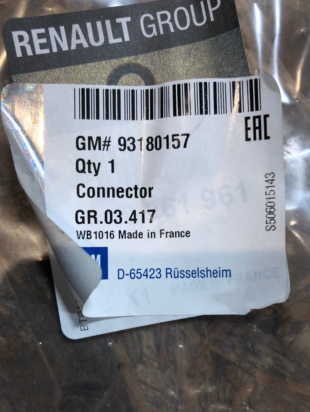 Original GM Opel Movano A 2.5 DTi Schlauch Luftreiniger Neu