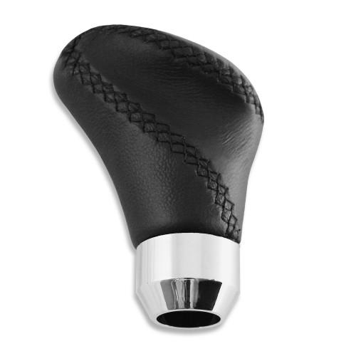 Schaltknauf Kunstleder schwarz passend für Fahrzeuge ohne Rückwärtsgangarretierung