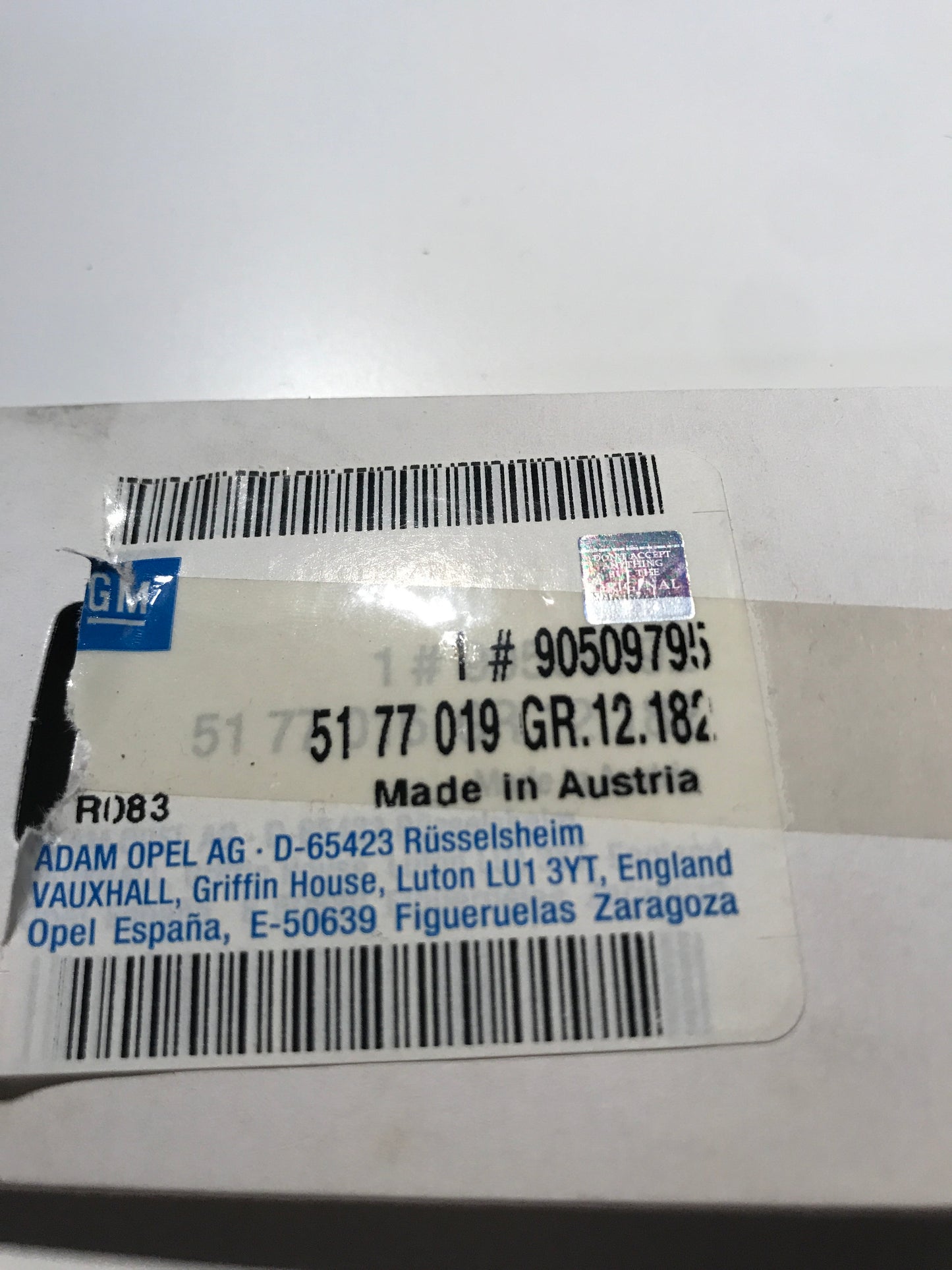 Original Omega 2.5 TD Schriftzug hinten NEU