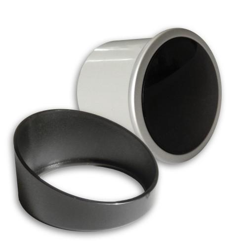 Zusatzinstrument, Noir, Abgastemperatur, schwarz, mit weißer LED Skala, dimmbar, Ø52mm