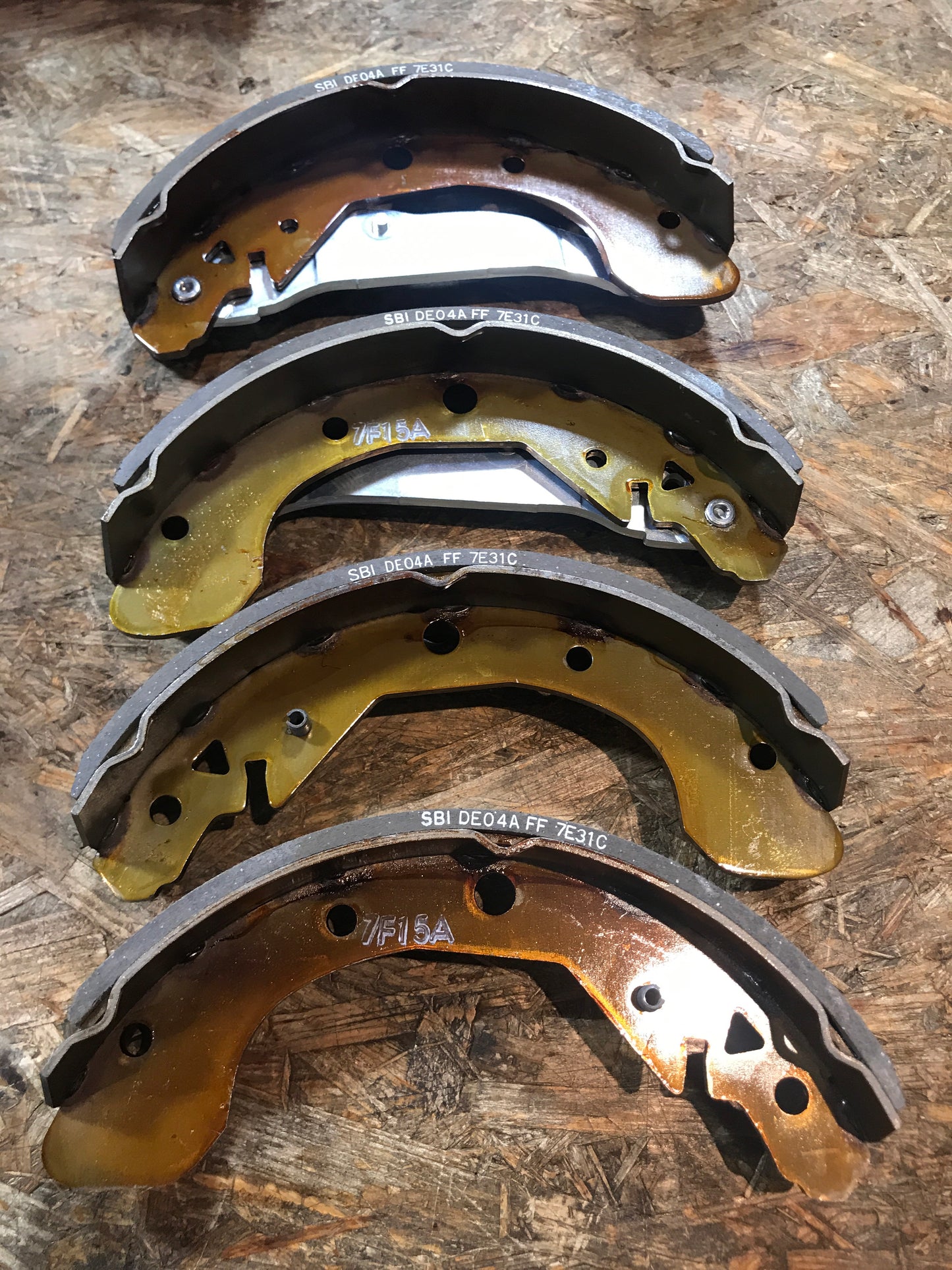 Original Chevrolet Rezzo Bremsbeläge Satz hinten NEU