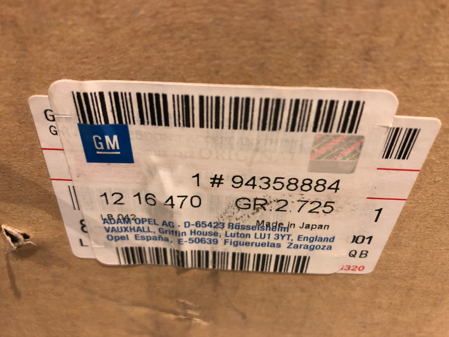 Original Opel Monterey Scheinwerfer rechts mit Halterung Neu