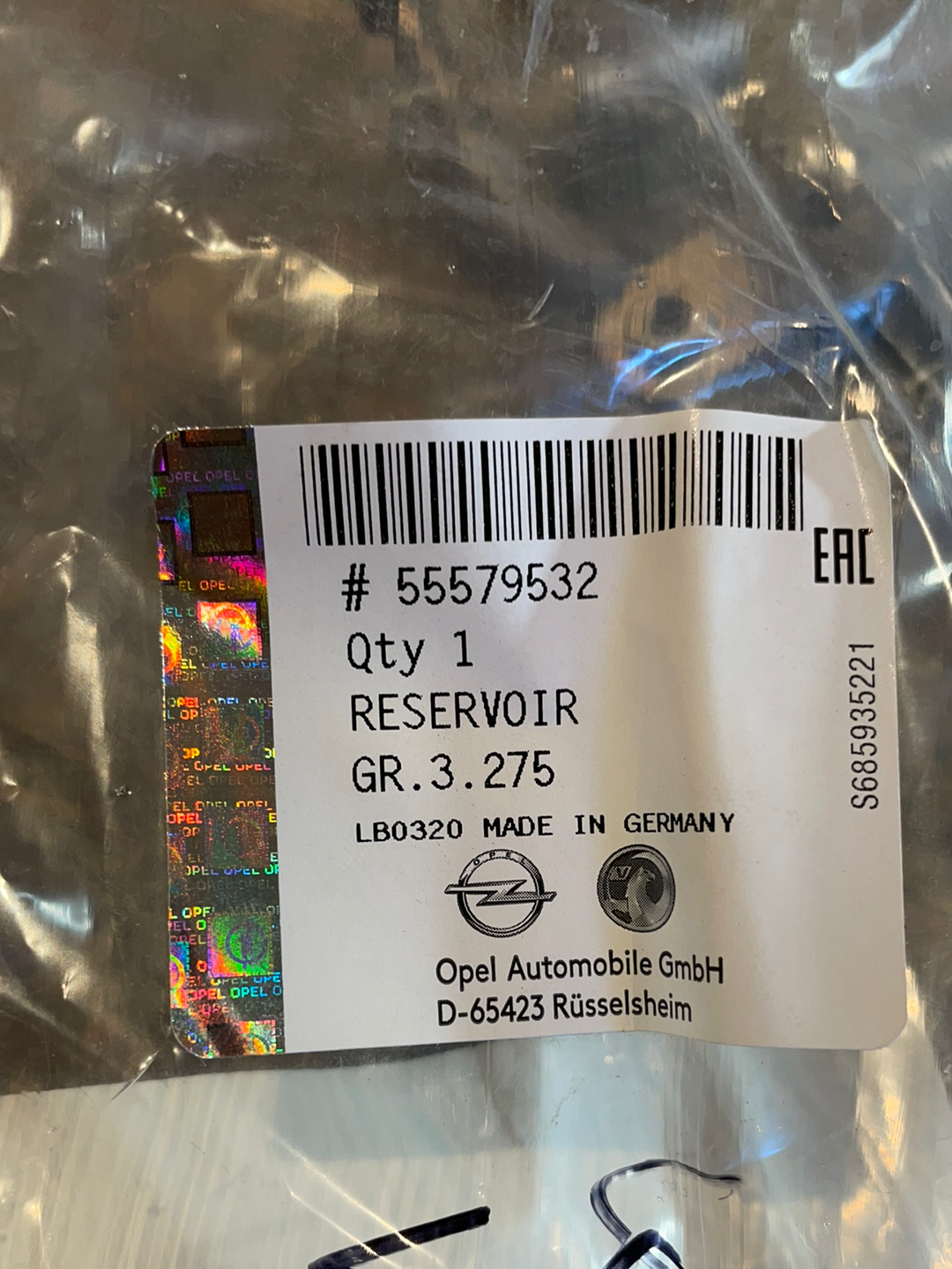 Original GM Opel Antara Insignia Zafira C 2,0 CDTI Kraftstoffleitung Verdampfer Verteilung Neu