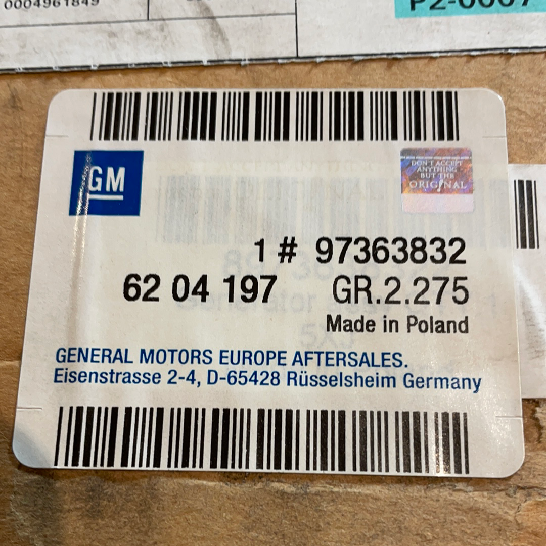 Original GM Opel Astra H Corsa C Meriva A Lichtmaschine Neu