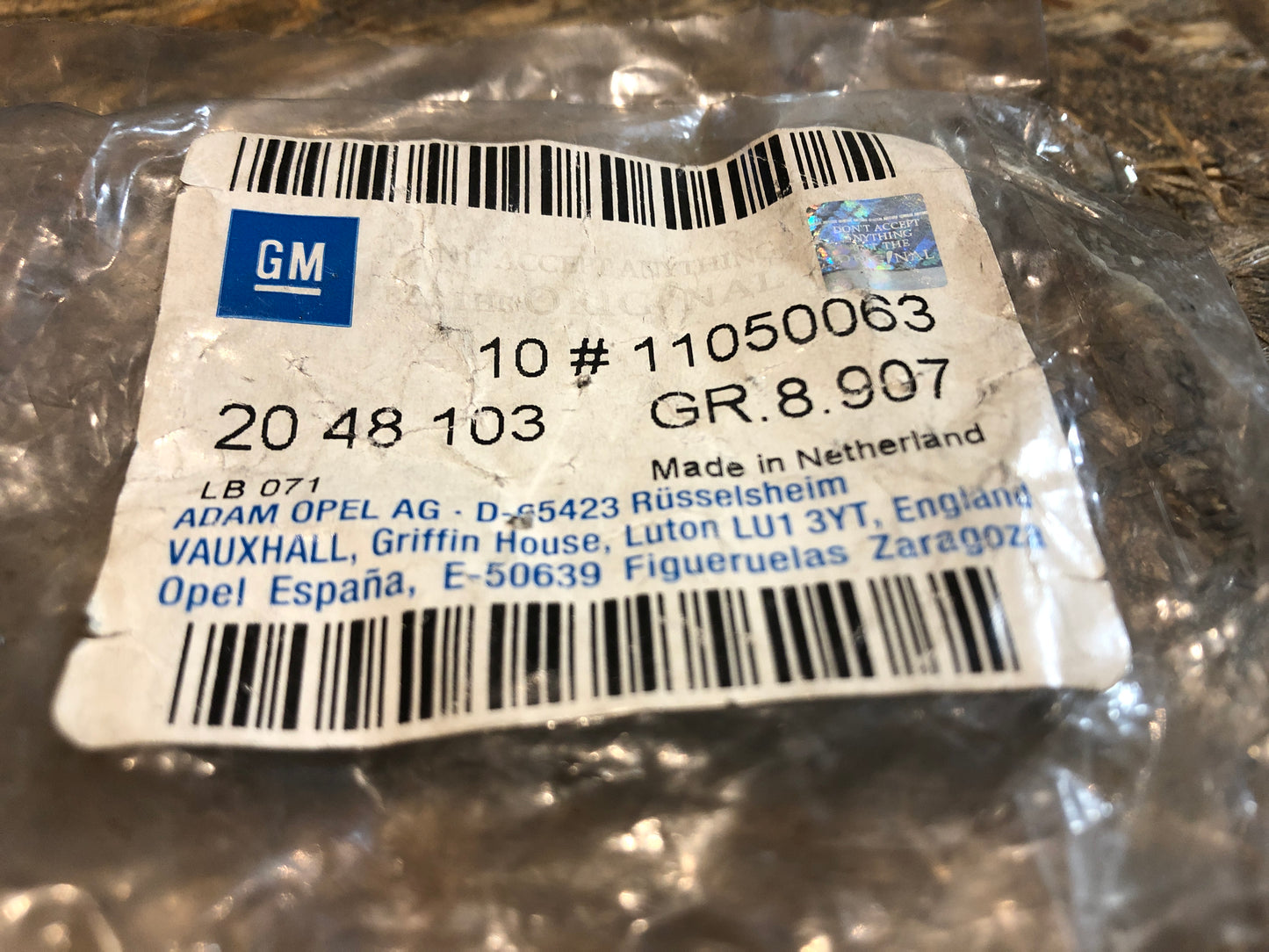 Original Opel Astra F Schraube Riemenscheibe Neu