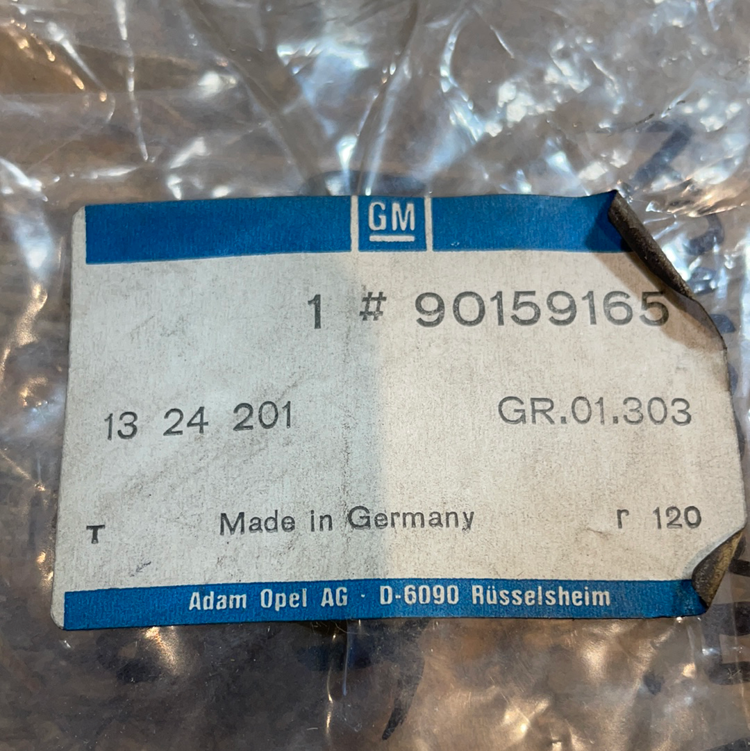 Original GM Opel Ascona Rekord E Emblem Kühlergrill Neu