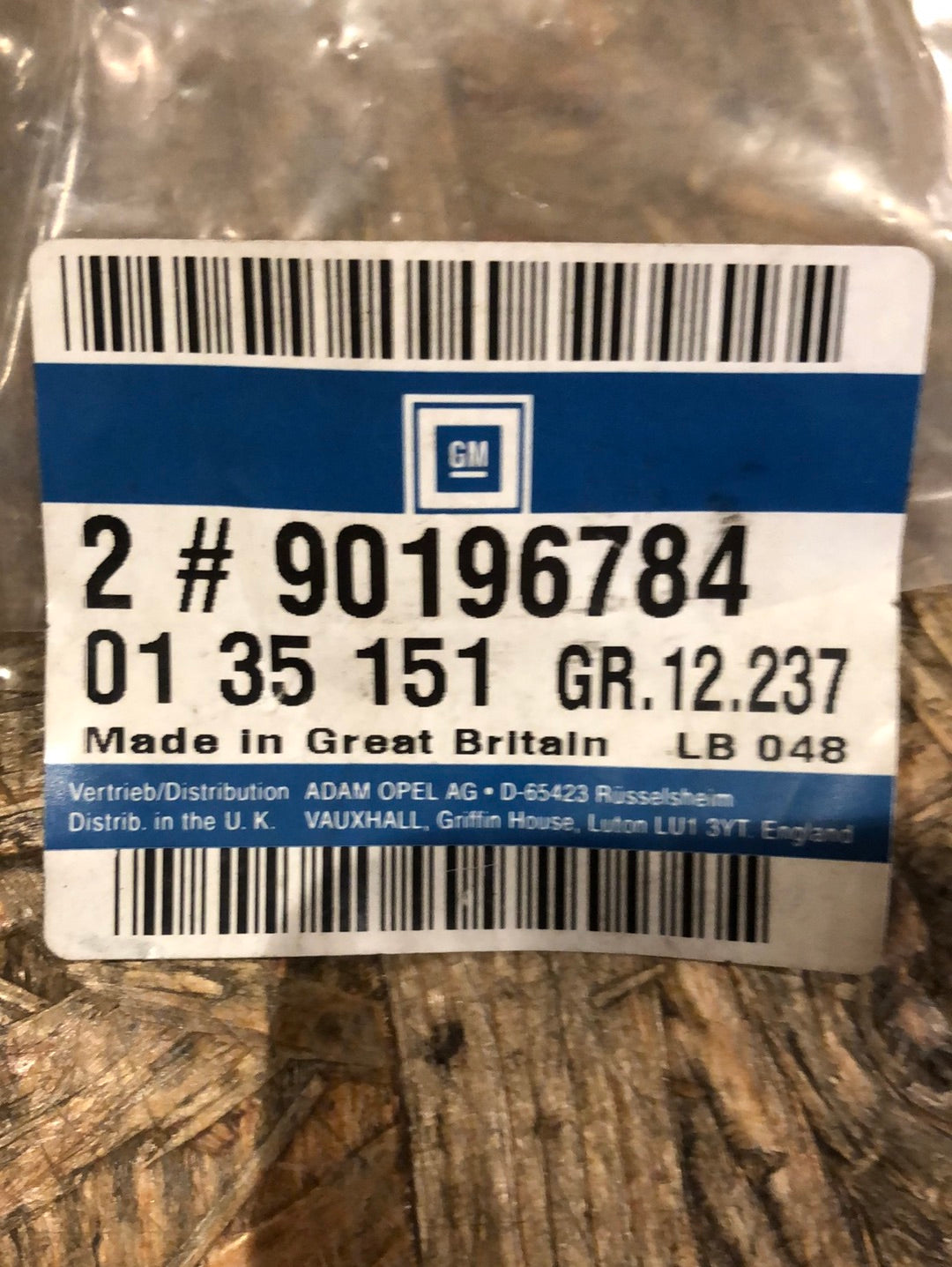 Original GM Opel Corsa B Tigra A Combo Heckklappe Anschlag oben Neu