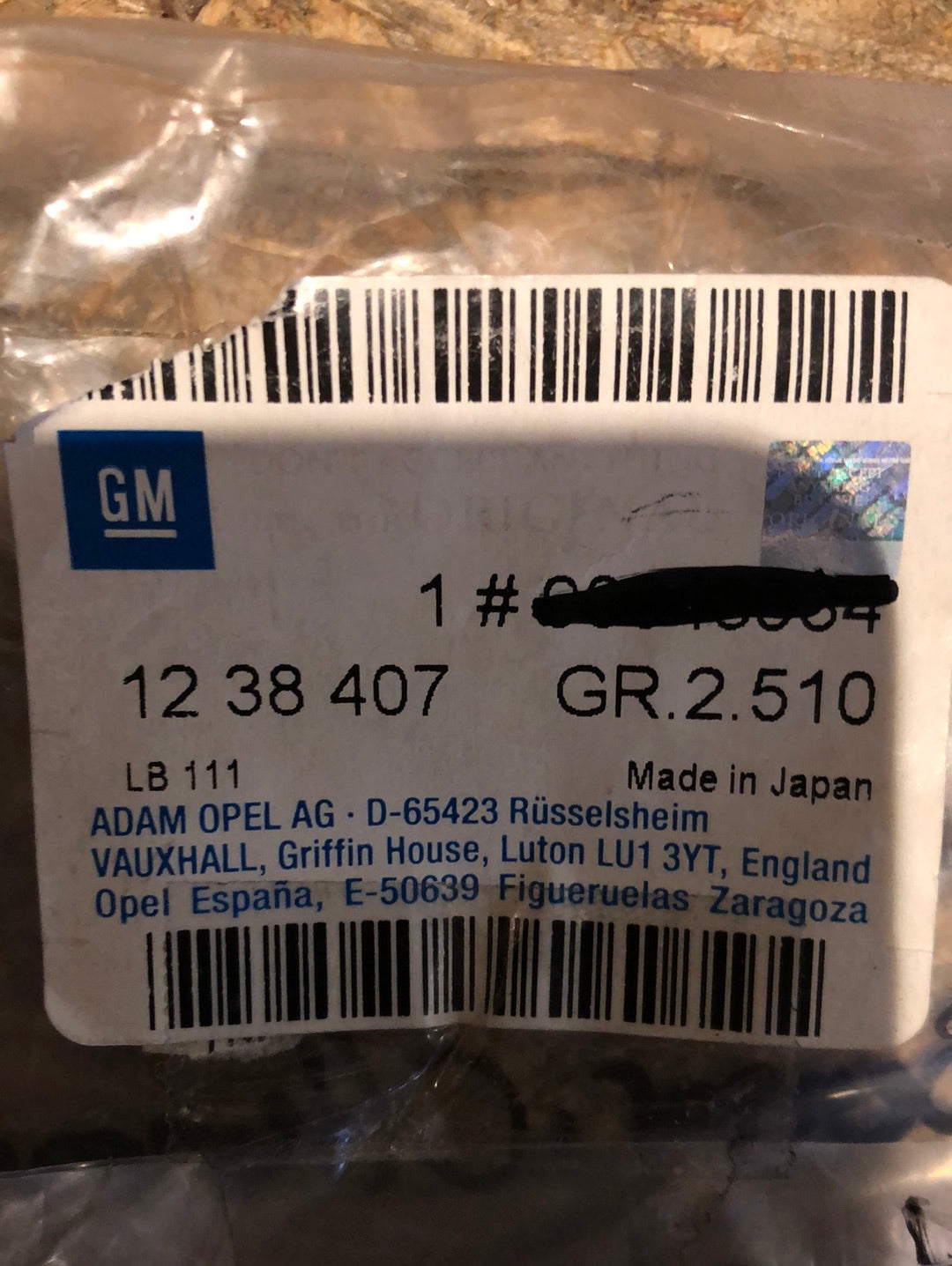 Original GM Opel Vectra A Calibra Astra Sensor Öltemperatur Neu