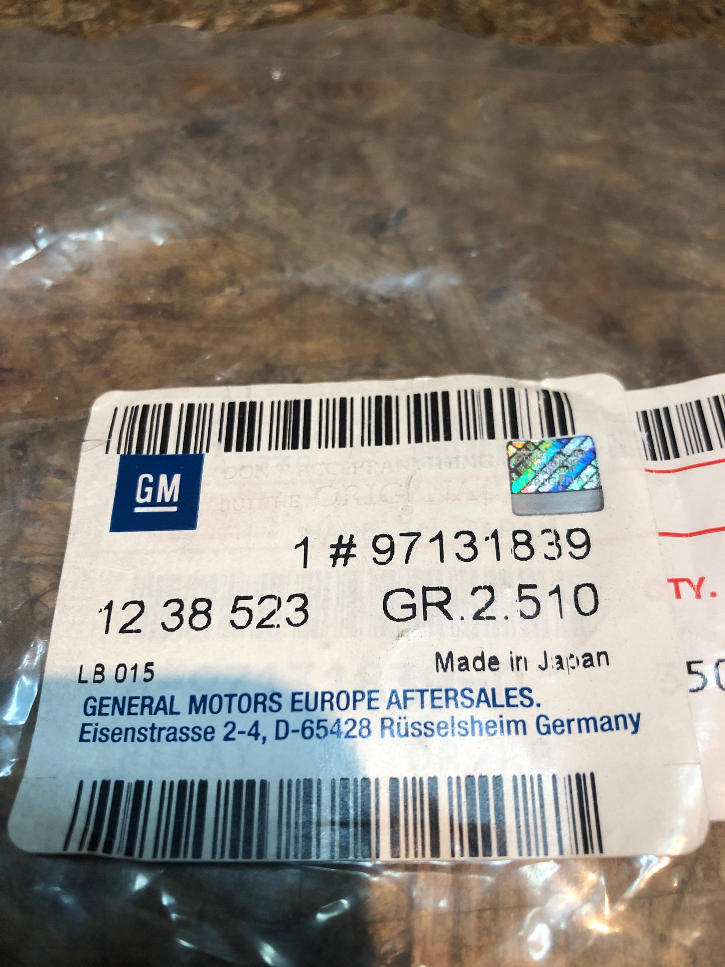 Original GM Monterey Relais Steuerventil Neu