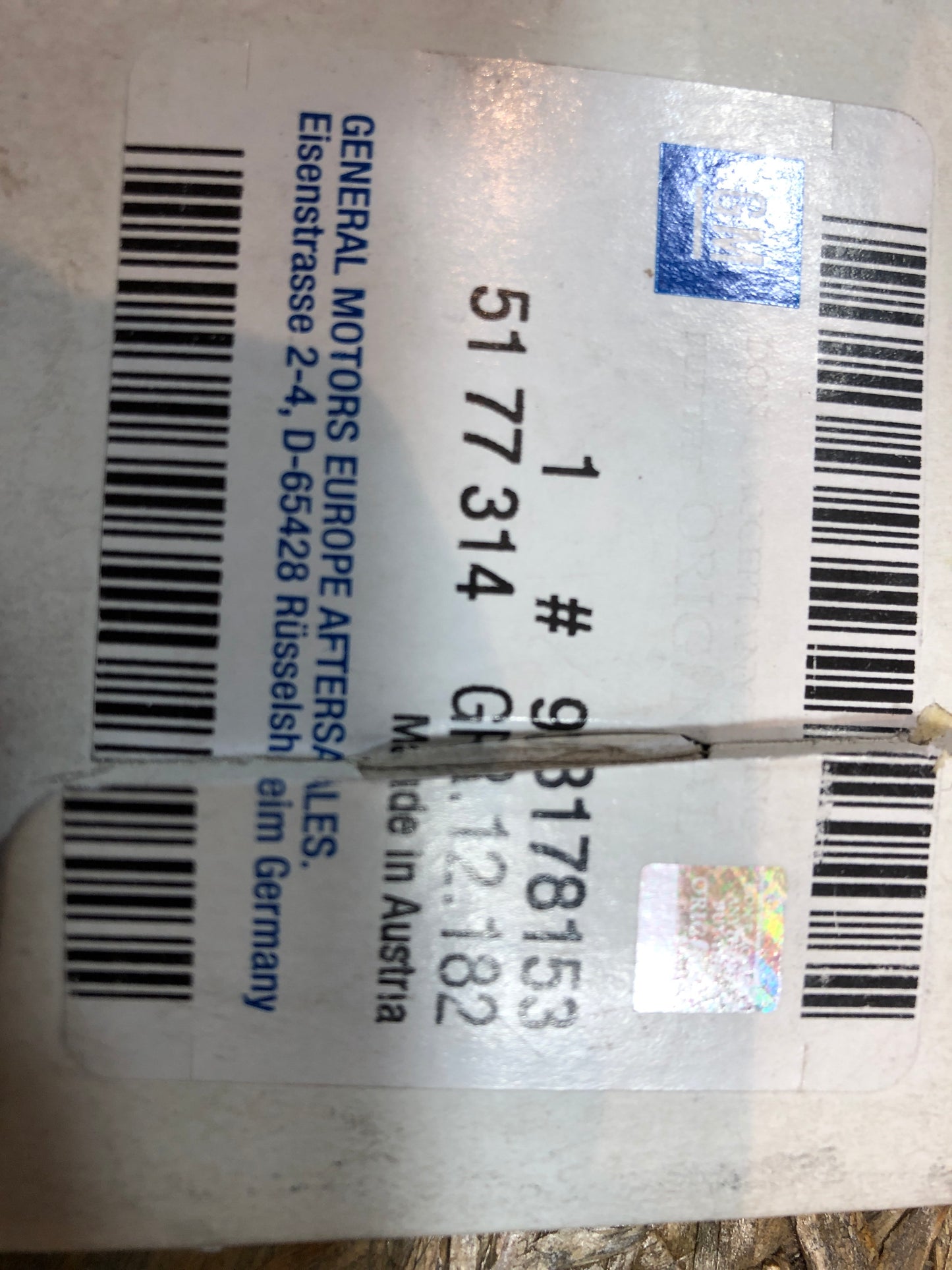 Original GM Opel Vectra C Caravan 1.9 CDTI Schriftzug Neu