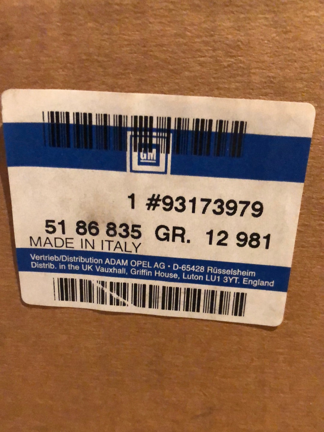 Original GM Opel Astra G Zafira A Längsträger hinten Neu