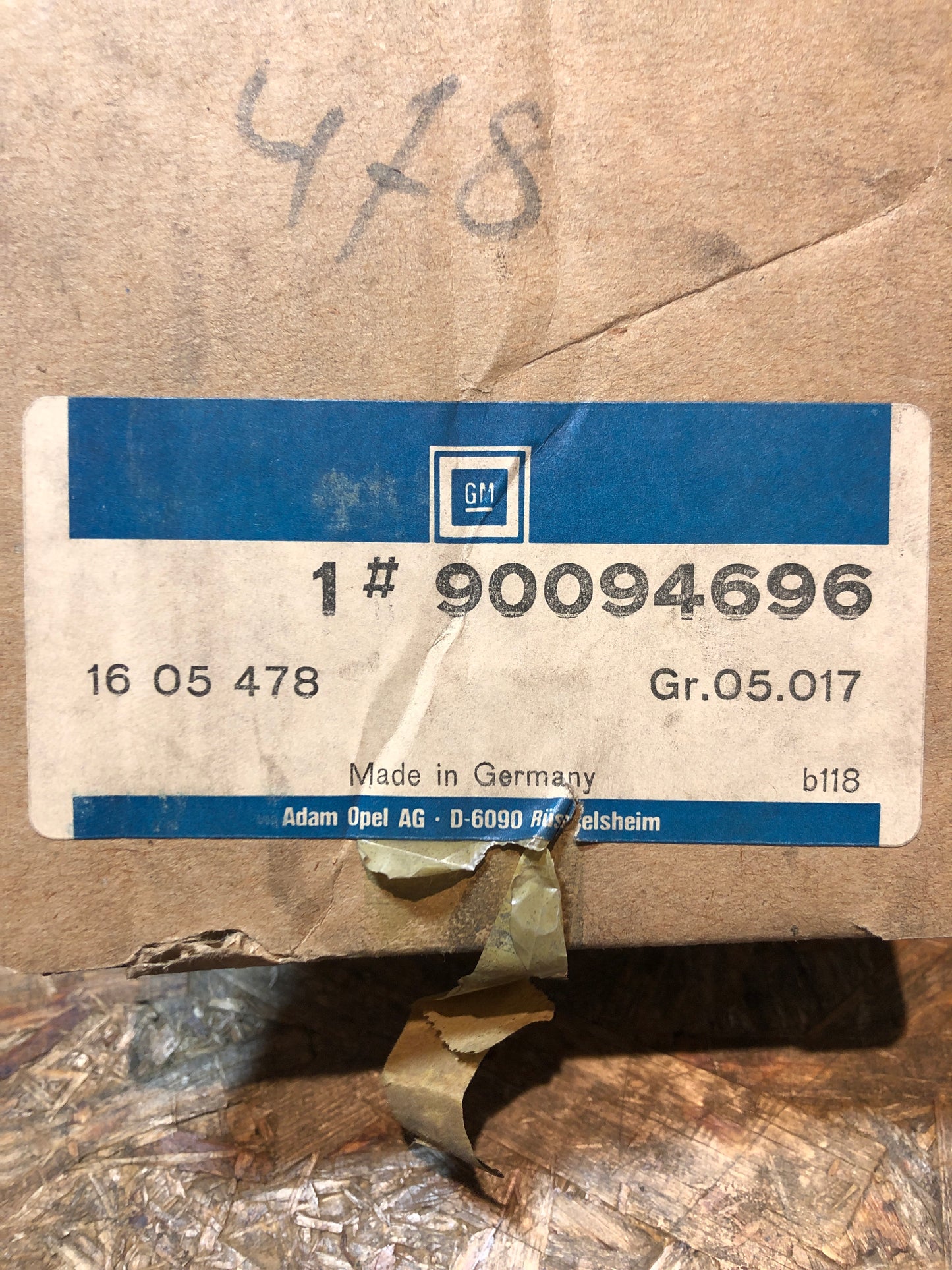 Original GM Opel Kadett E Vectra A 200mm Bremsbacken Neu