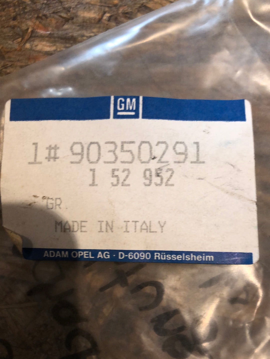 Original GM Opel Abdichtung Fensterschacht außen links Neu