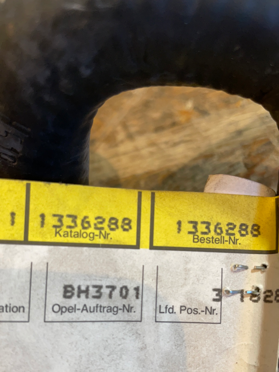 Original GM Opel Ascona C 1,6D Ärmelrohr Wasserrücklauf Neu