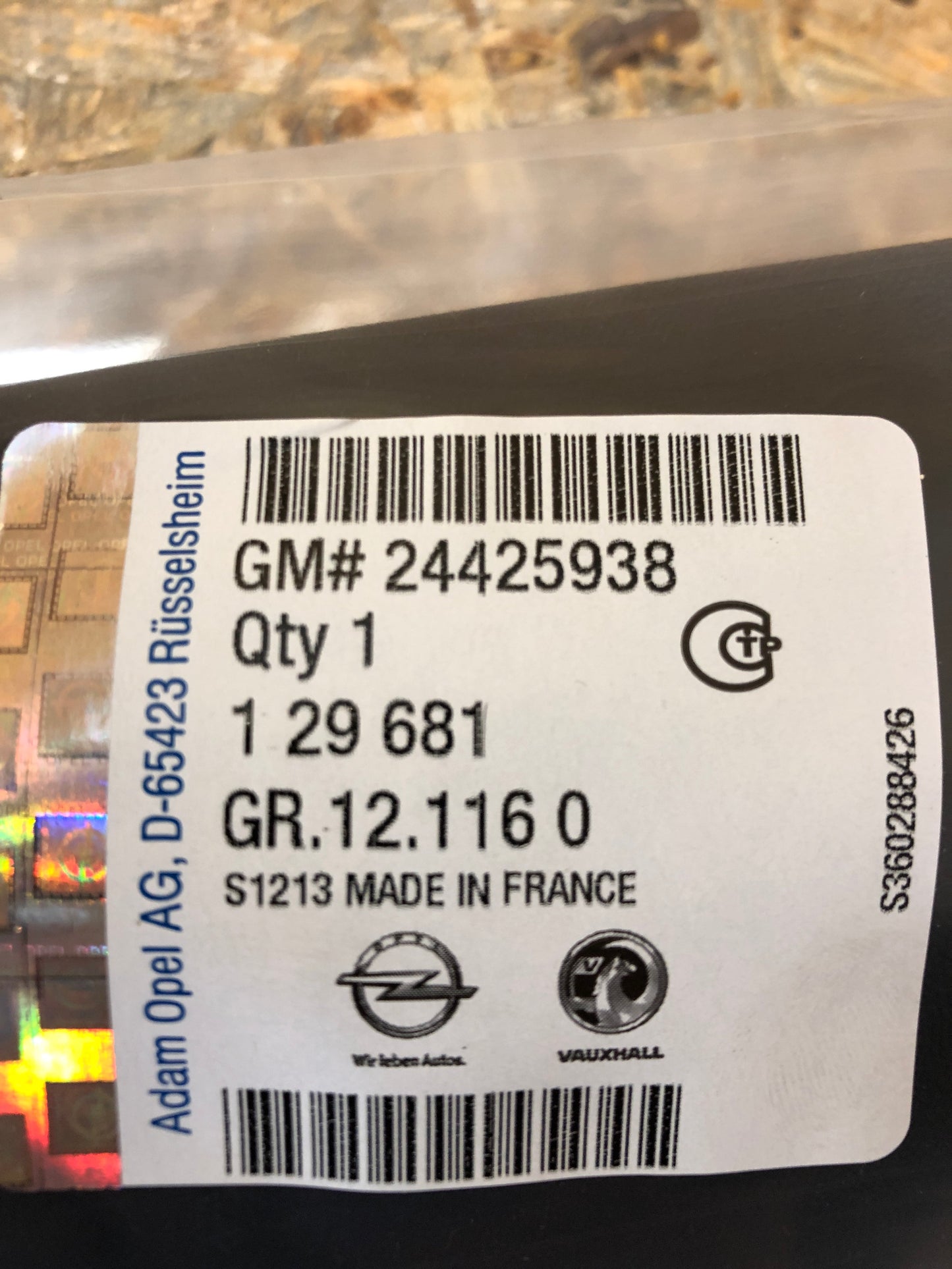 Original Opel Zafira A Zierleiste Heckklappe Neu