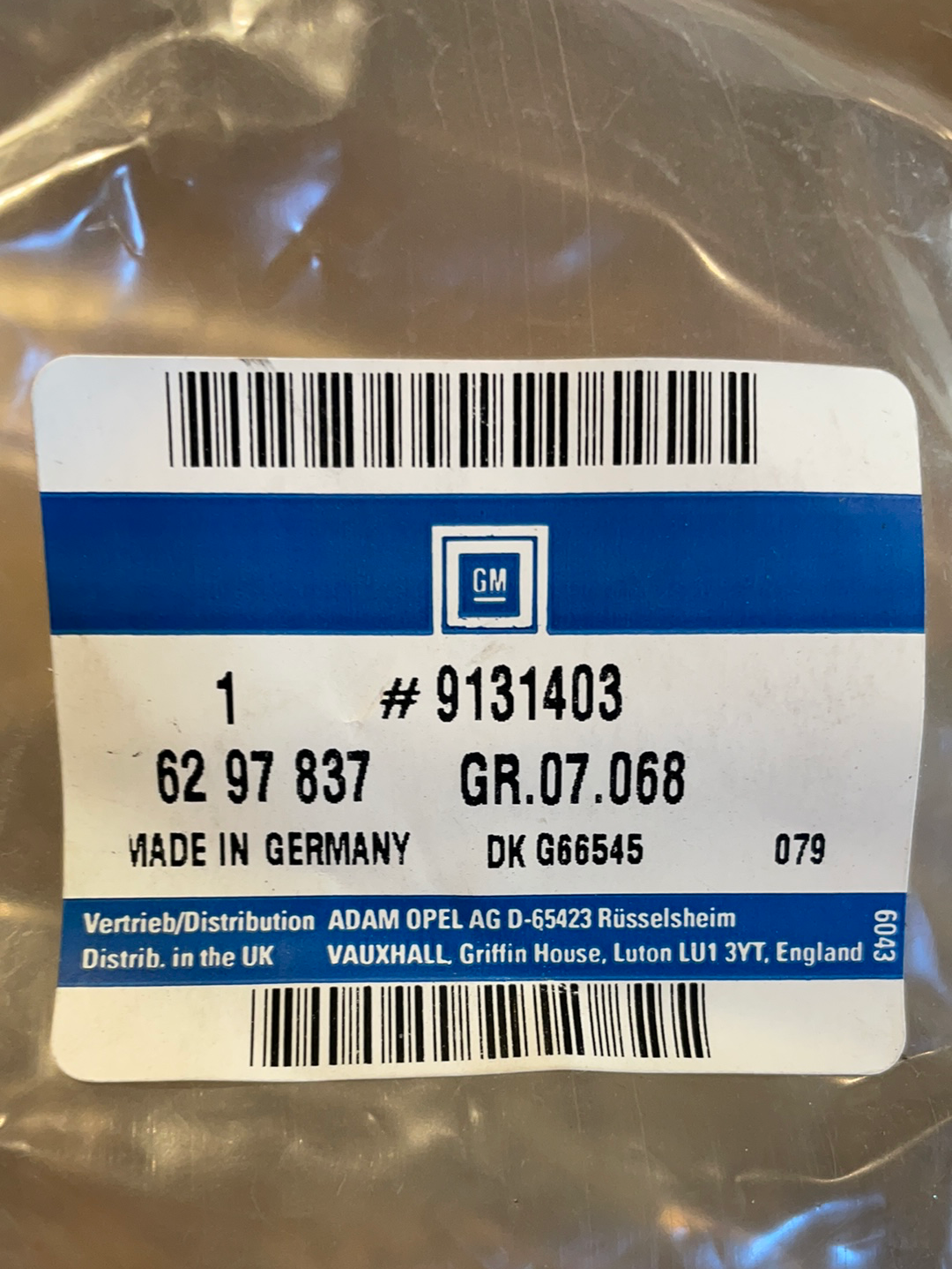Original GM Opel Vectra B Omega B E-Satz Anhängerkupplung Neu