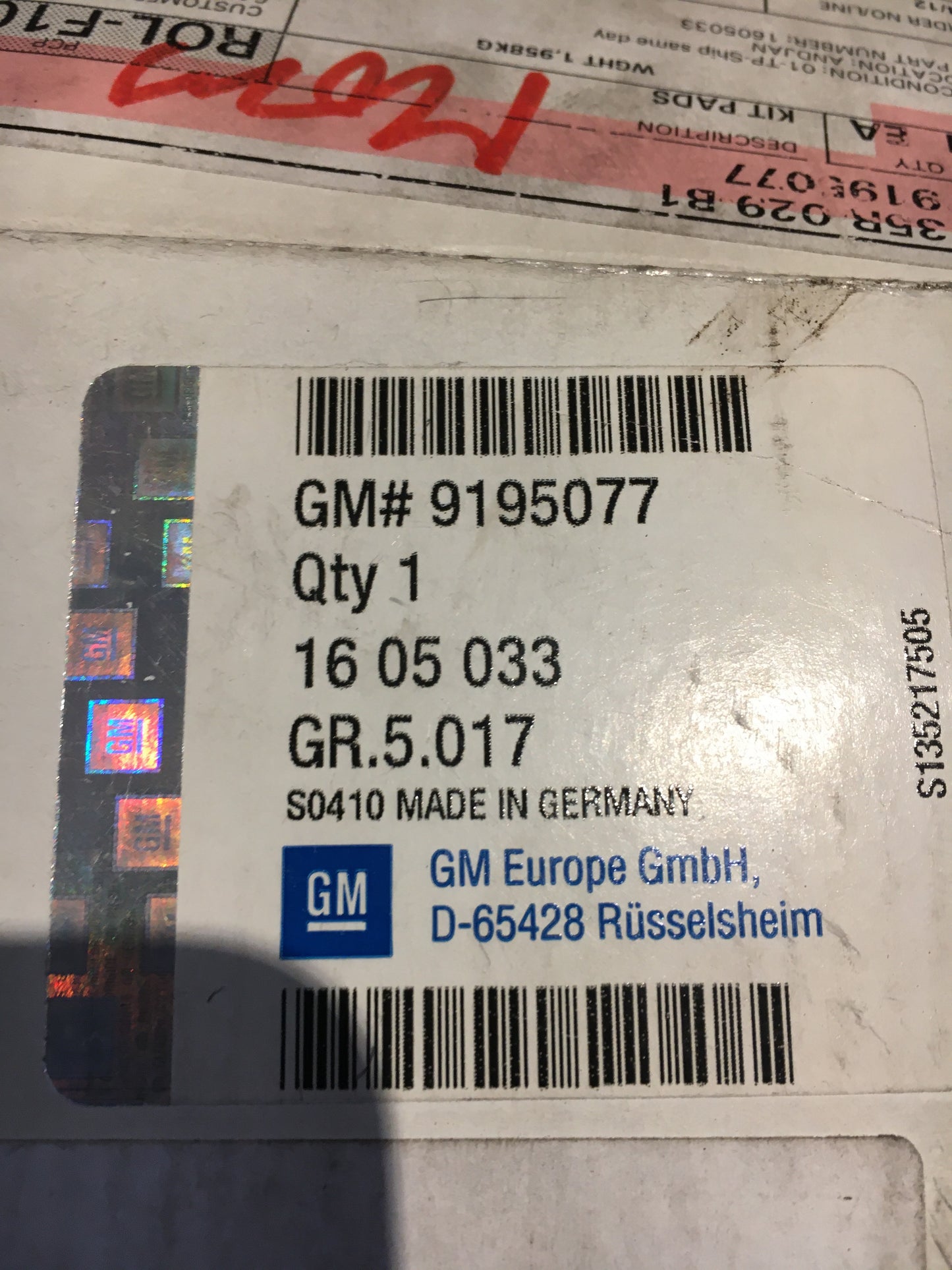 Original Omega A B Senator B Bremsbelägsatz NEU